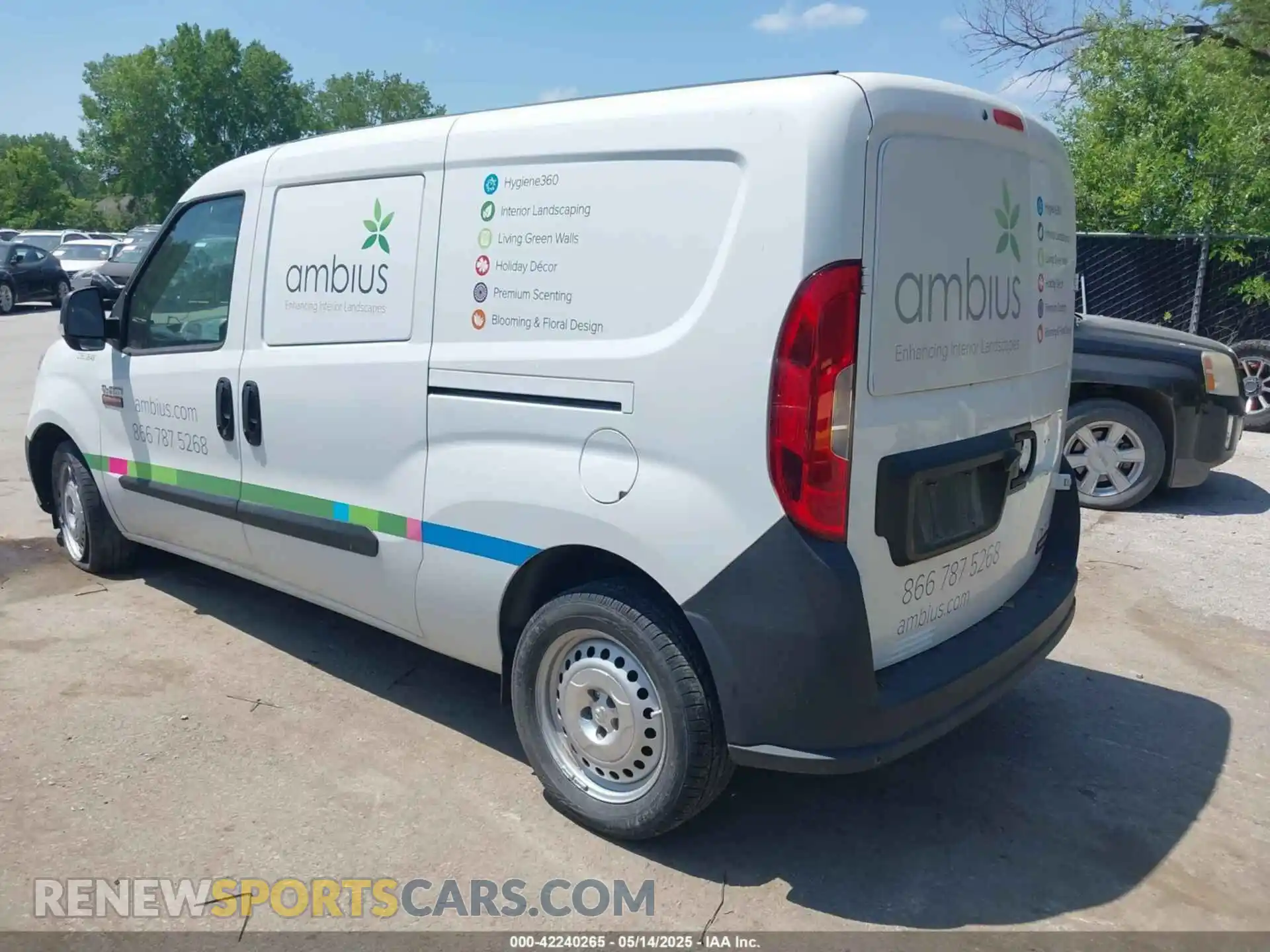 3 Photograph of a damaged car ZFBHRFAB0M6S72663 RAM PROMASTER CITY 2021