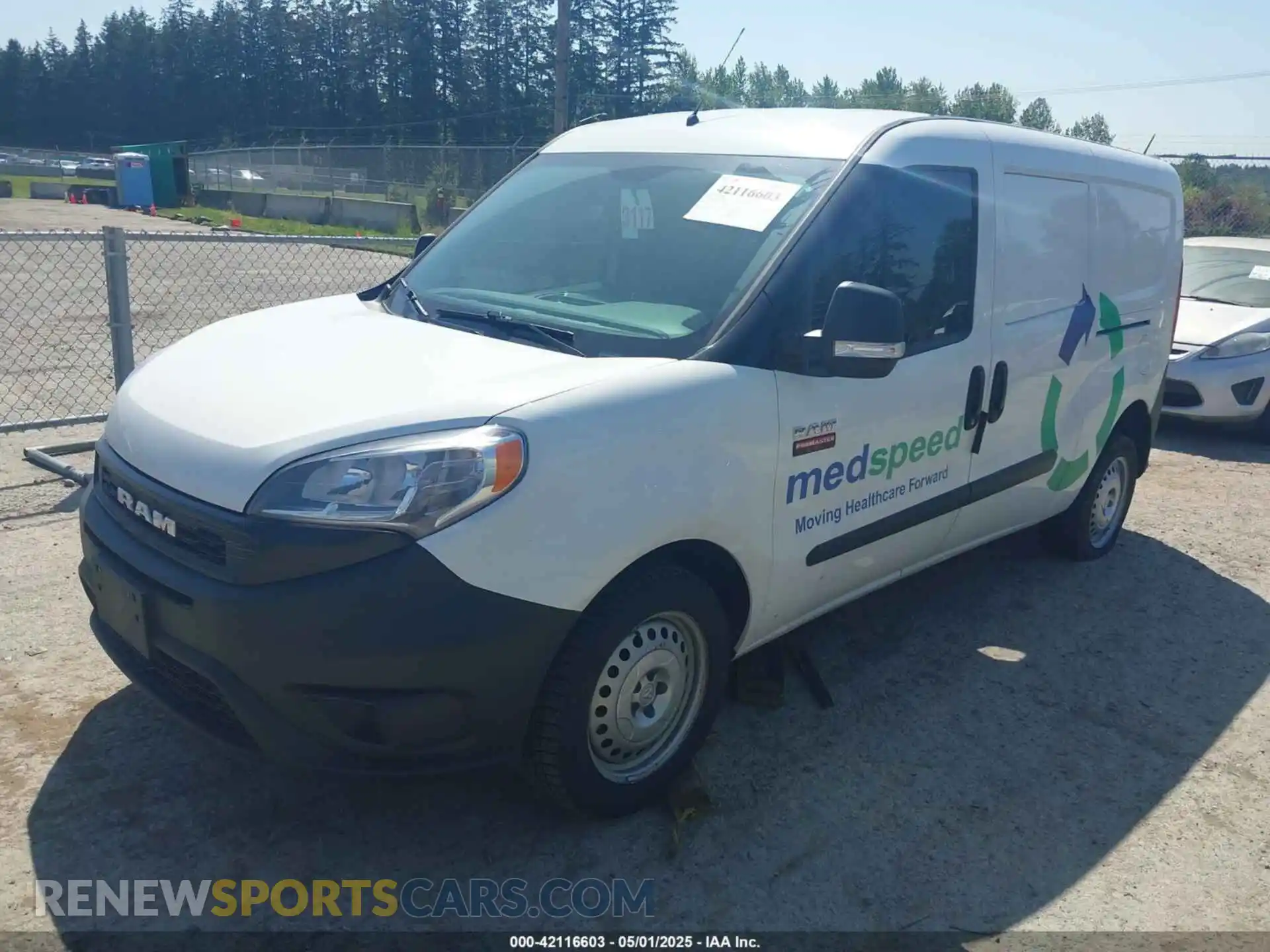 2 Photograph of a damaged car ZFBHRFAB1M6T52540 RAM PROMASTER CITY 2021