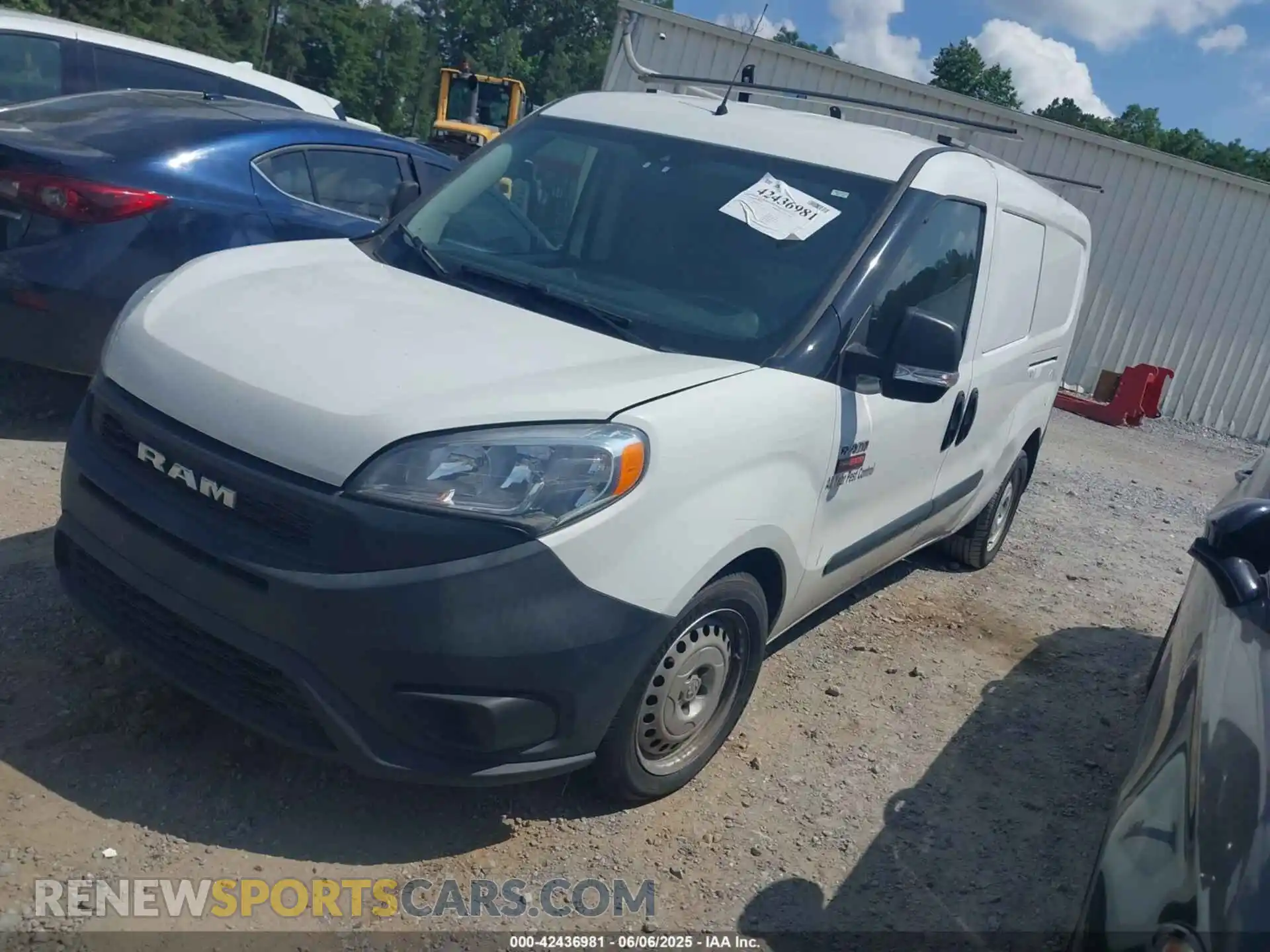 2 Photograph of a damaged car ZFBHRFAB5M6T57174 RAM PROMASTER CITY 2021