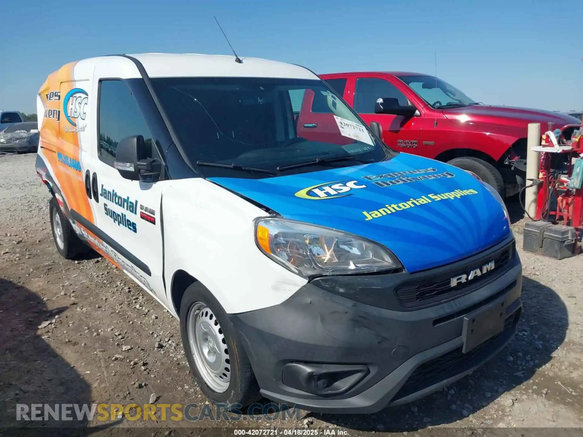 1 Photograph of a damaged car ZFBHRFAB7M6T70945 RAM PROMASTER CITY 2021