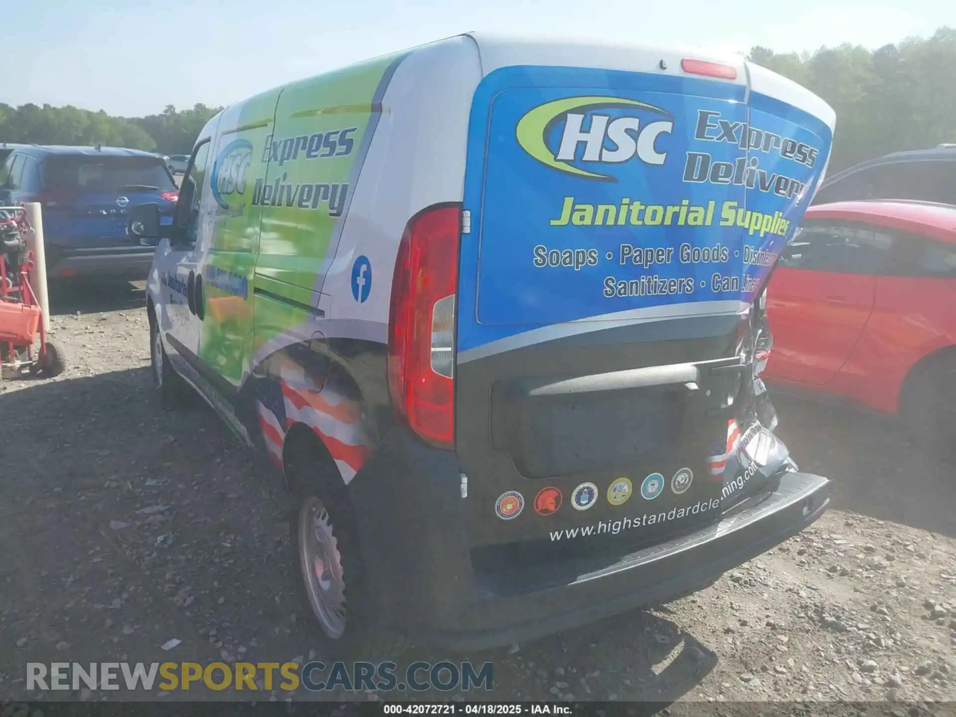 3 Photograph of a damaged car ZFBHRFAB7M6T70945 RAM PROMASTER CITY 2021