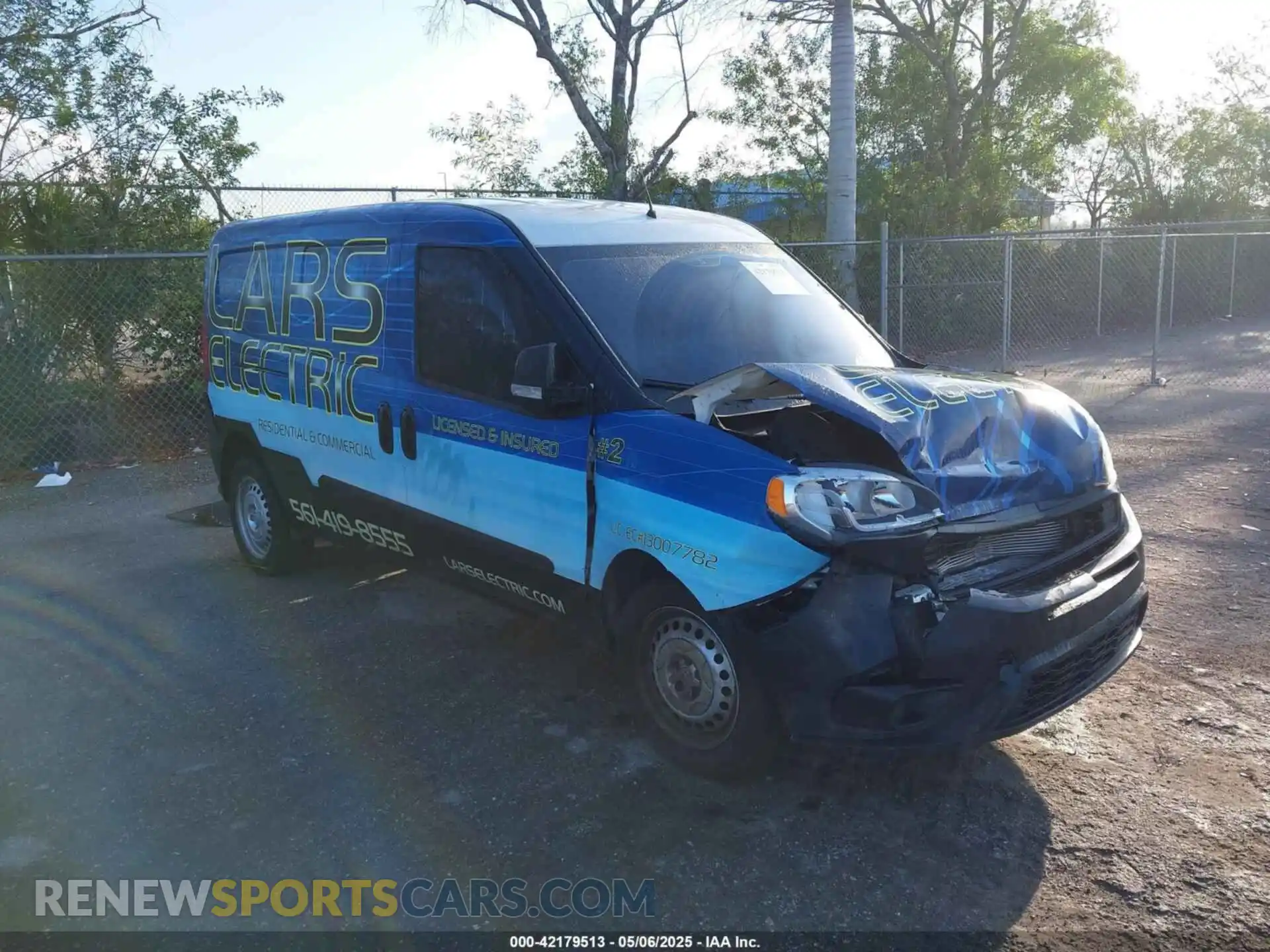 1 Photograph of a damaged car ZFBHRFAB8M6T15288 RAM PROMASTER CITY 2021