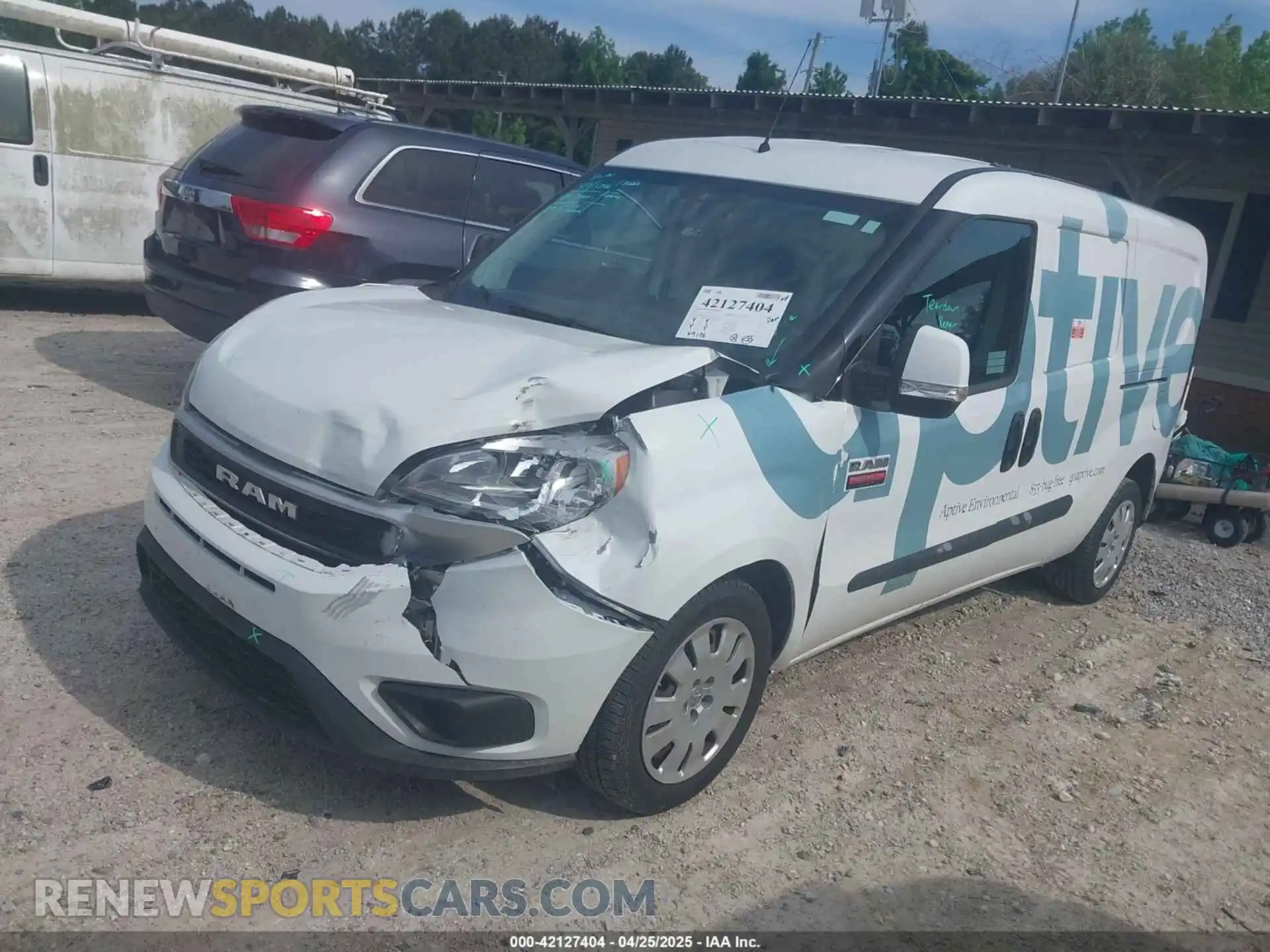 2 Photograph of a damaged car ZFBHRFBB7M6U09449 RAM PROMASTER CITY 2021
