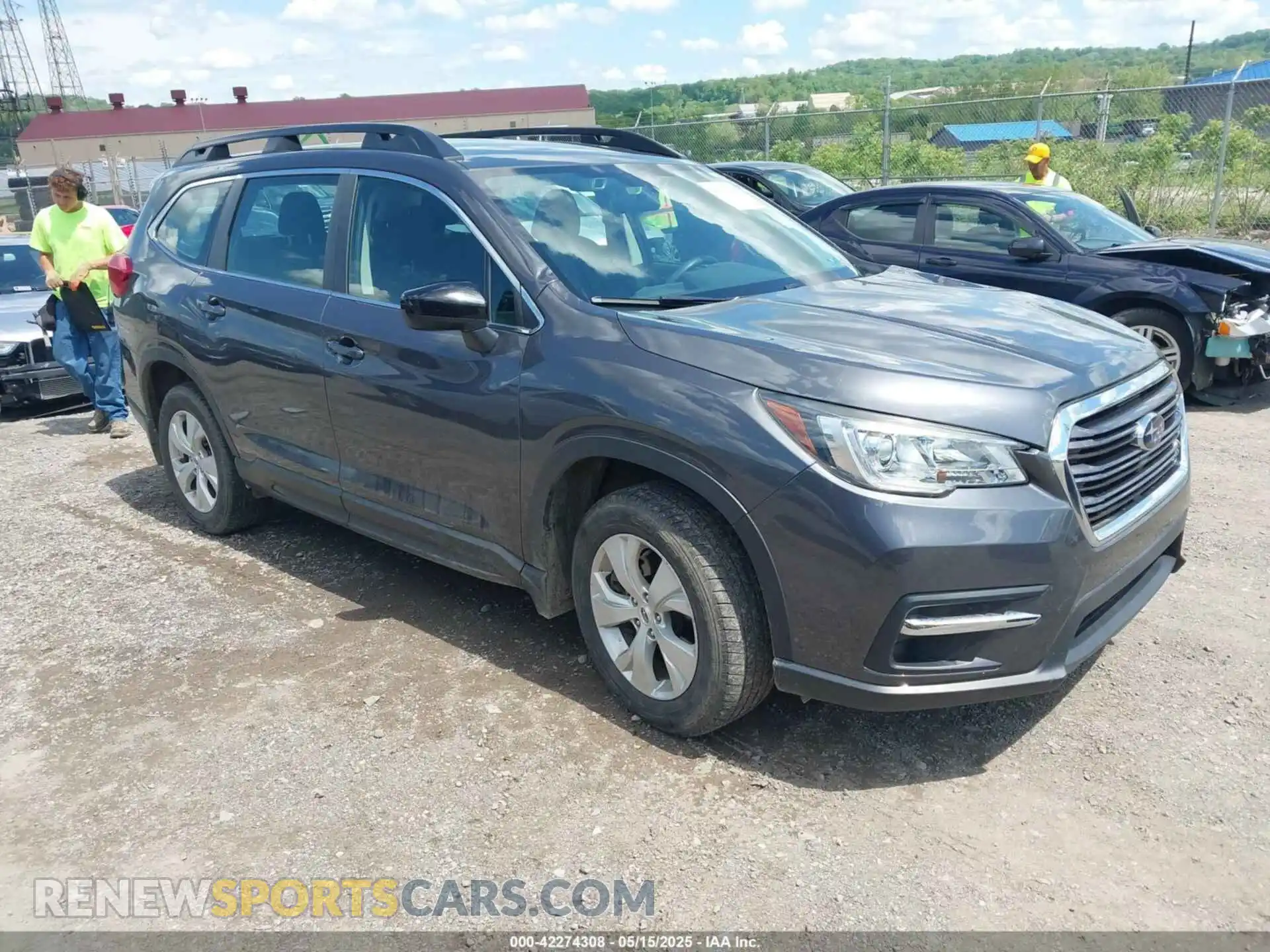 1 Photograph of a damaged car 4S4WMAAD0K3443249 SUBARU ASCENT 2019