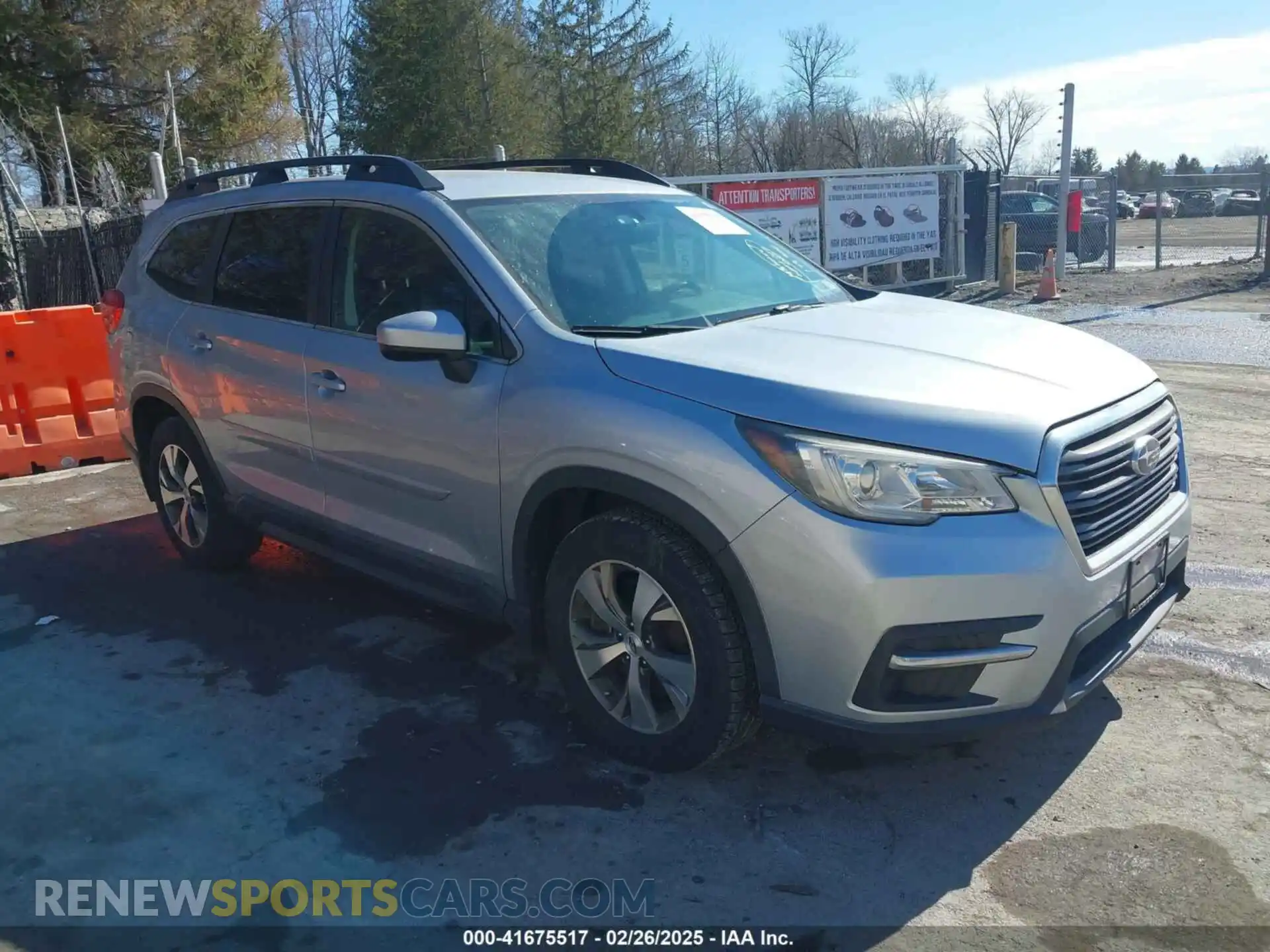1 Photograph of a damaged car 4S4WMACD3K3405558 SUBARU ASCENT 2019