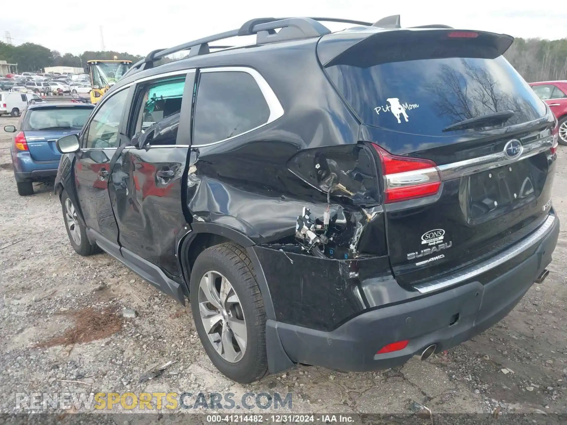 3 Photograph of a damaged car 4S4WMACD4K3434003 SUBARU ASCENT 2019
