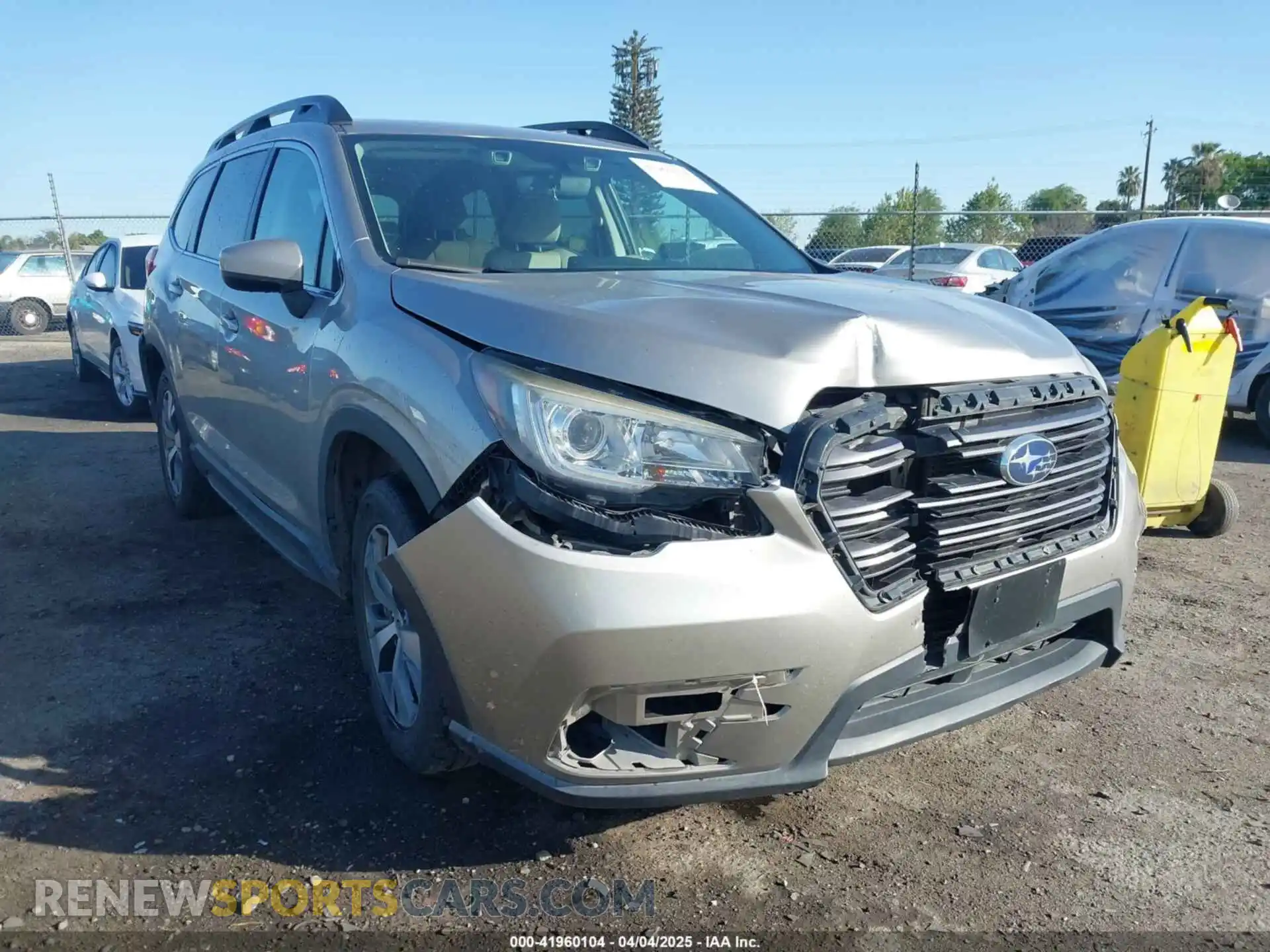 1 Photograph of a damaged car 4S4WMACD6K3459744 SUBARU ASCENT 2019