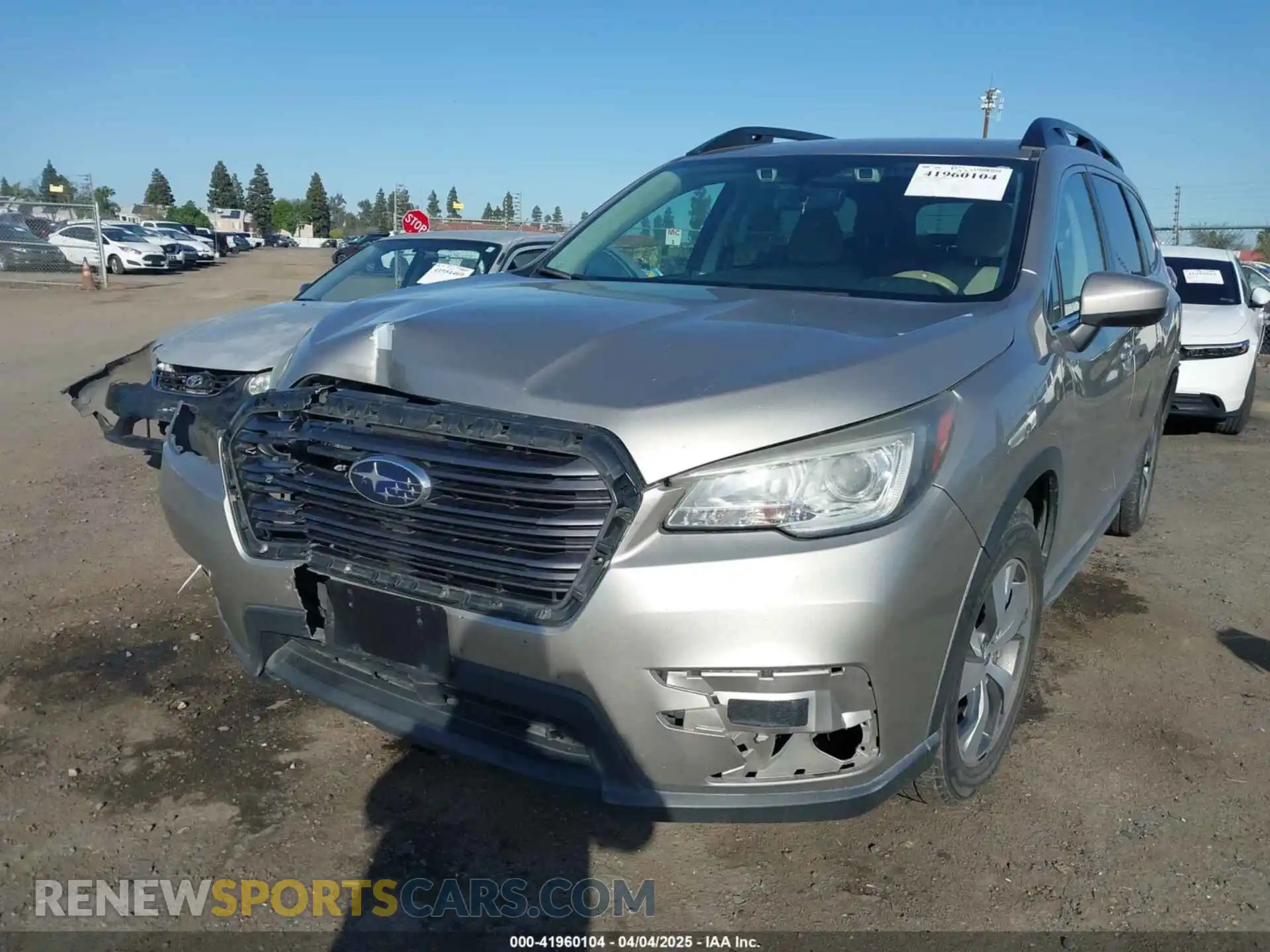 2 Photograph of a damaged car 4S4WMACD6K3459744 SUBARU ASCENT 2019