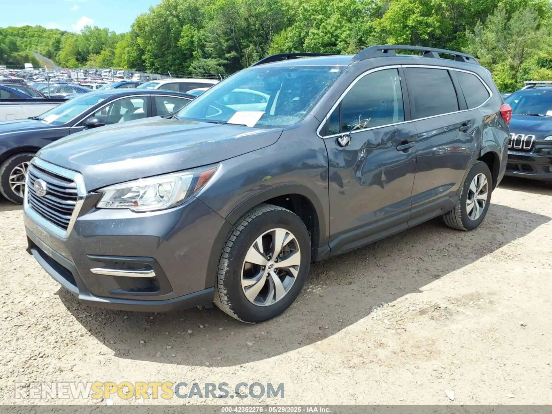 2 fotografías del automóvil dañado 4S4WMACDXK3473663 SUBARU ASCENT 2019