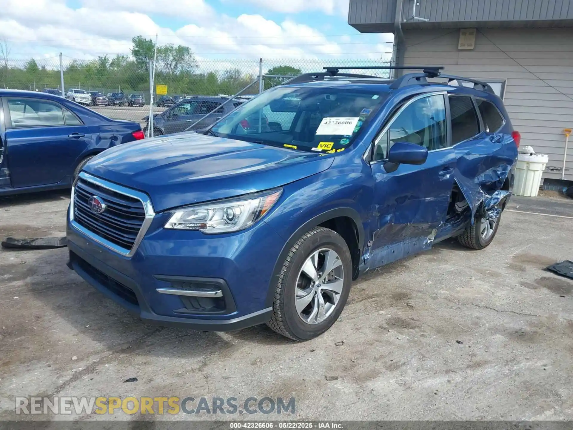 2 Photograph of a damaged car 4S4WMAFD3K3431590 SUBARU ASCENT 2019