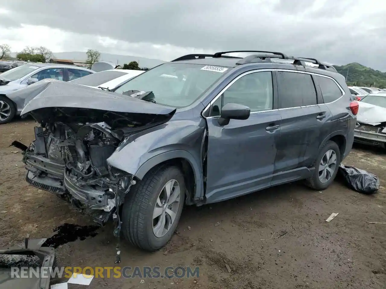 1 Photograph of a damaged car 4S4WMAFD5K3475753 SUBARU ASCENT 2019