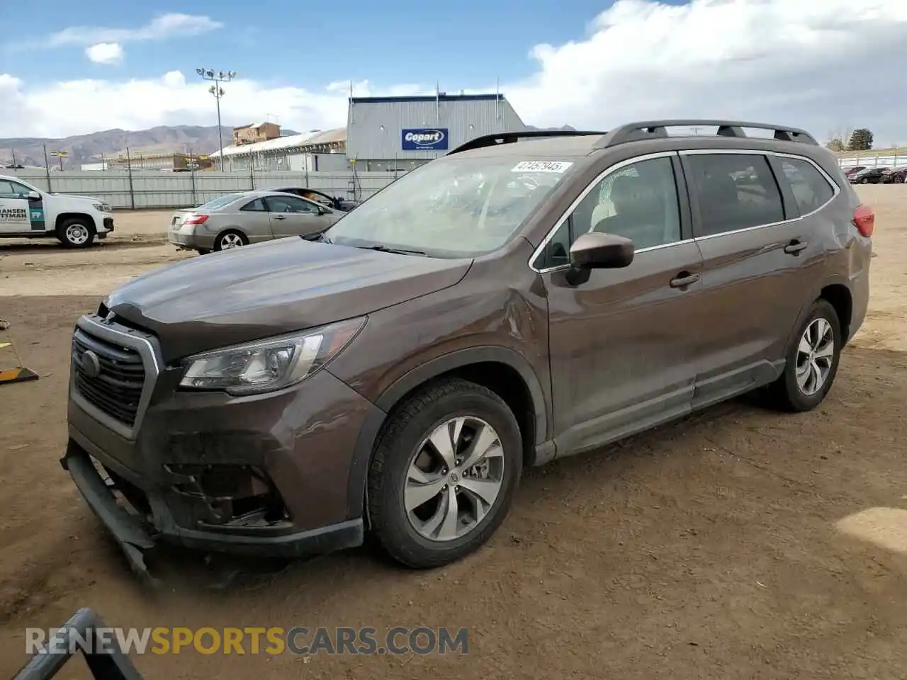 1 Photograph of a damaged car 4S4WMAFD7K3432077 SUBARU ASCENT 2019