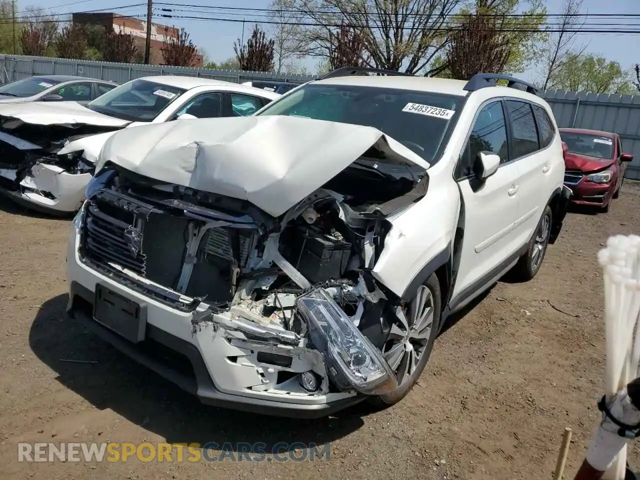 1 Photograph of a damaged car 4S4WMAJD4K3443075 SUBARU ASCENT 2019