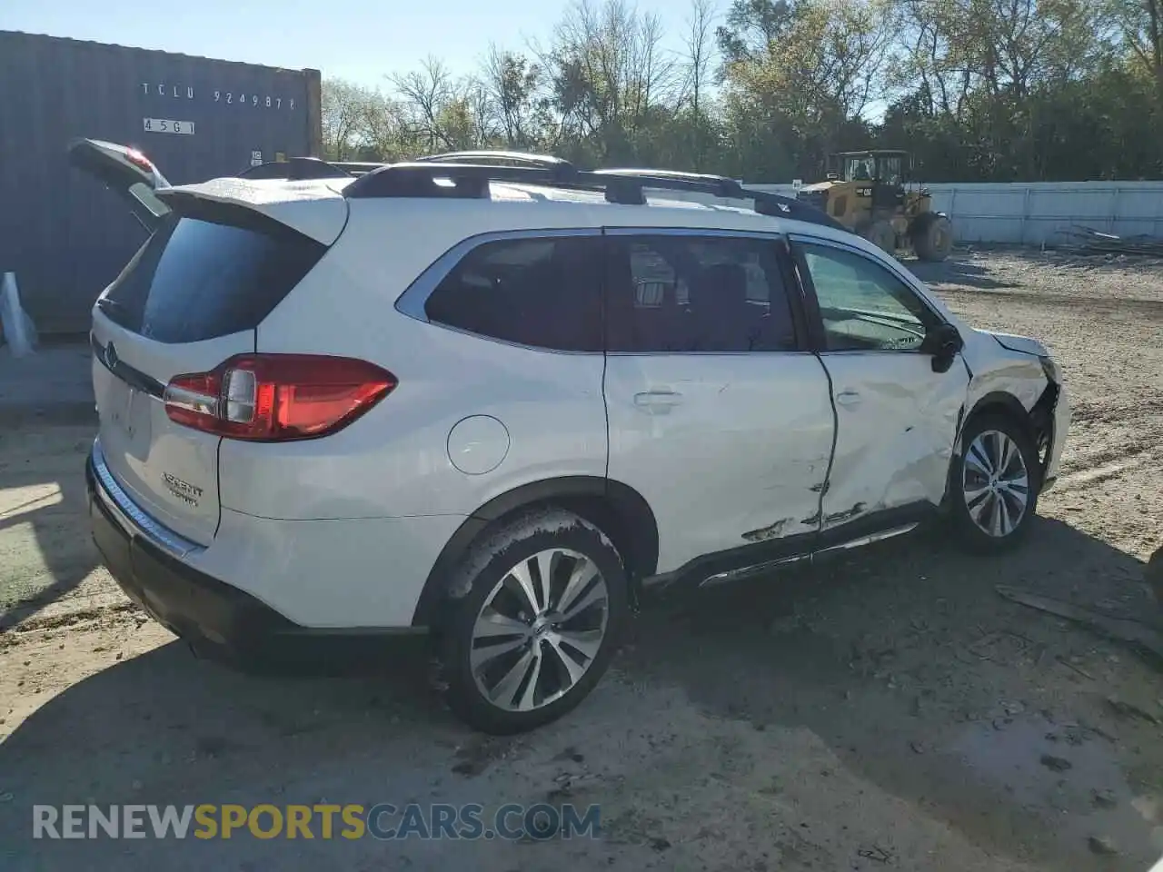 3 Photograph of a damaged car 4S4WMALD2K3456775 SUBARU ASCENT 2019