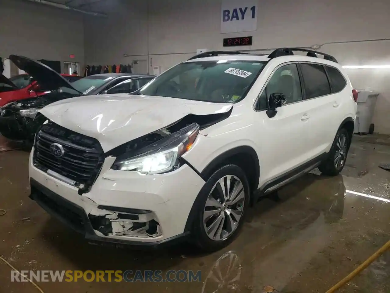 1 Photograph of a damaged car 4S4WMALD9K3471466 SUBARU ASCENT 2019