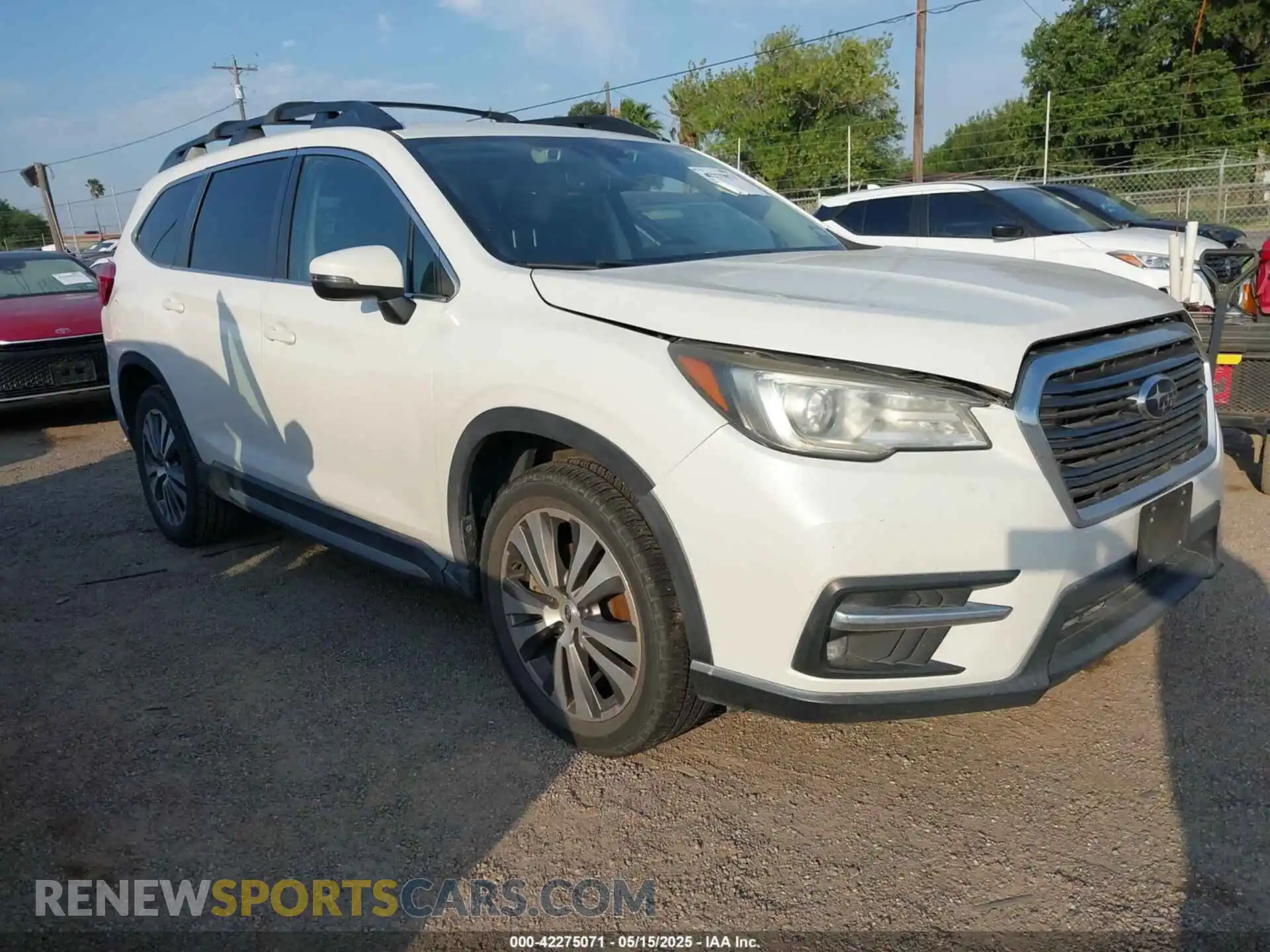 1 Photograph of a damaged car 4S4WMAMD6K3473223 SUBARU ASCENT 2019