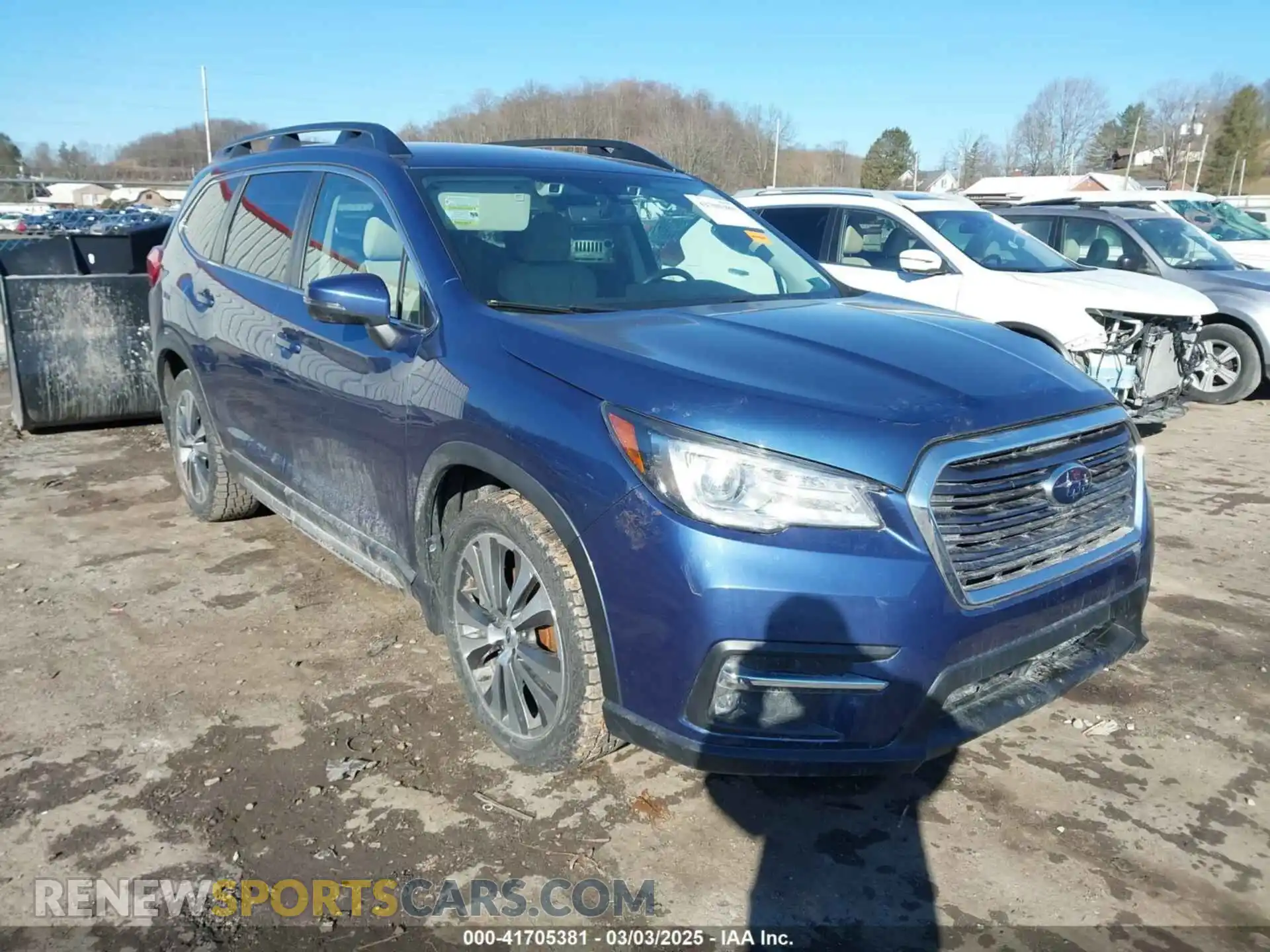 1 Photograph of a damaged car 4S4WMAMD7K3456043 SUBARU ASCENT 2019