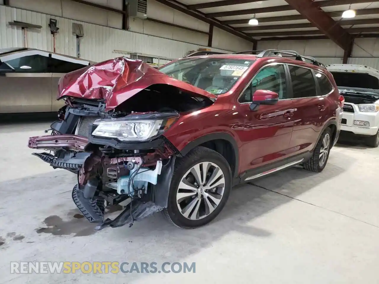 1 Photograph of a damaged car 4S4WMAMDXK3480496 SUBARU ASCENT 2019