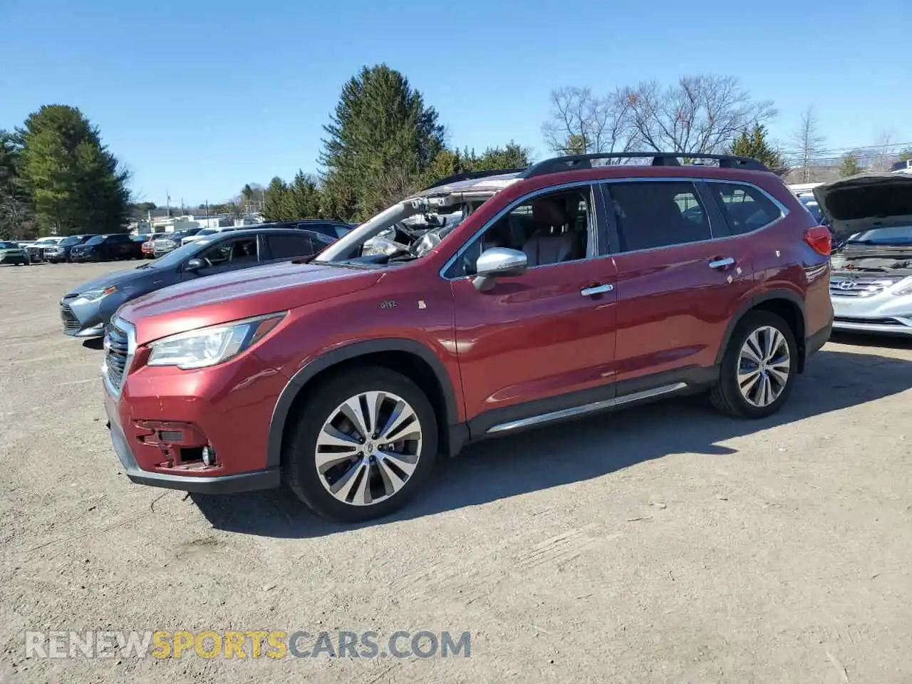 1 Photograph of a damaged car 4S4WMARD2K3447629 SUBARU ASCENT 2019