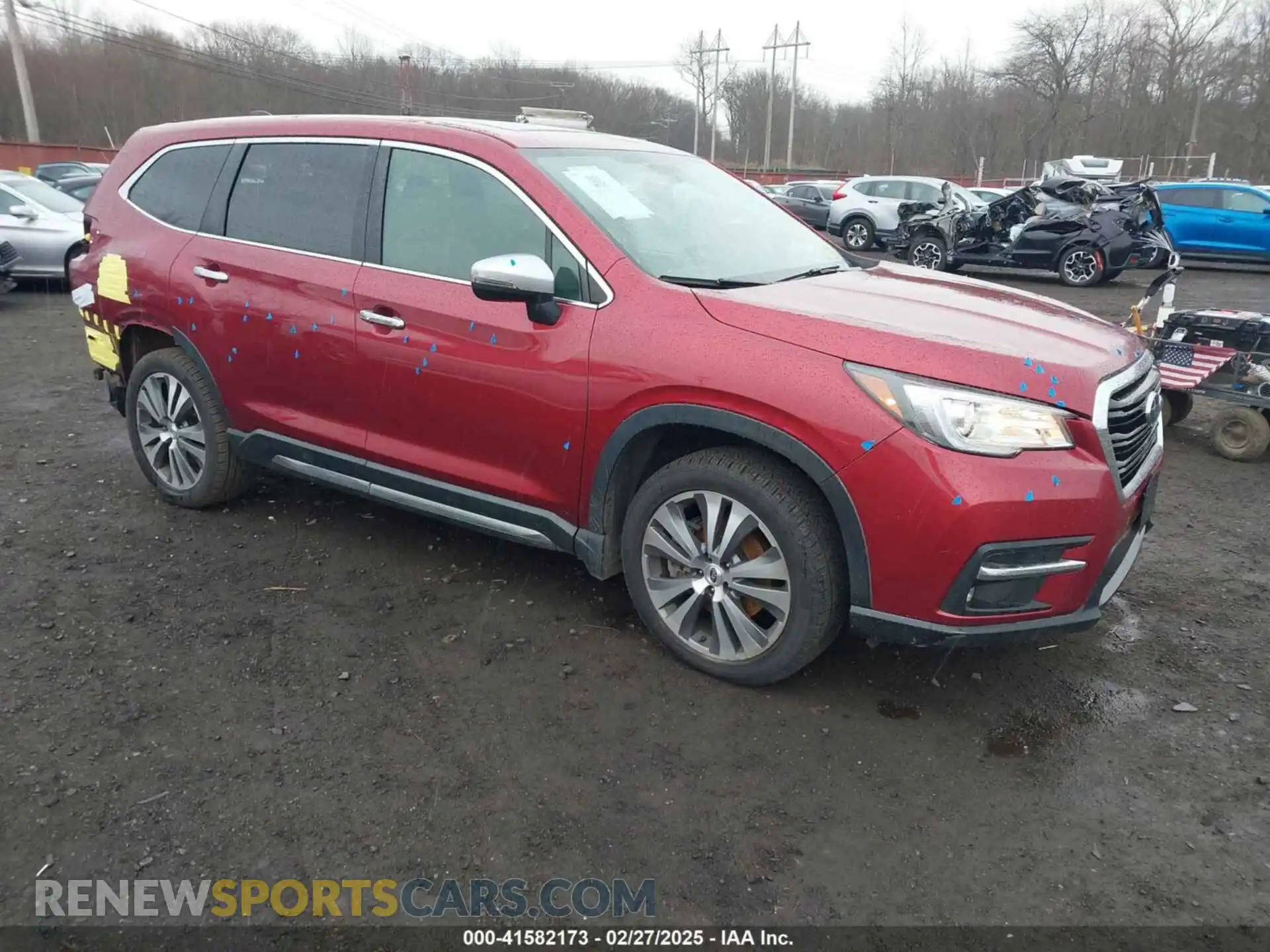 1 Photograph of a damaged car 4S4WMARD4K3404328 SUBARU ASCENT 2019