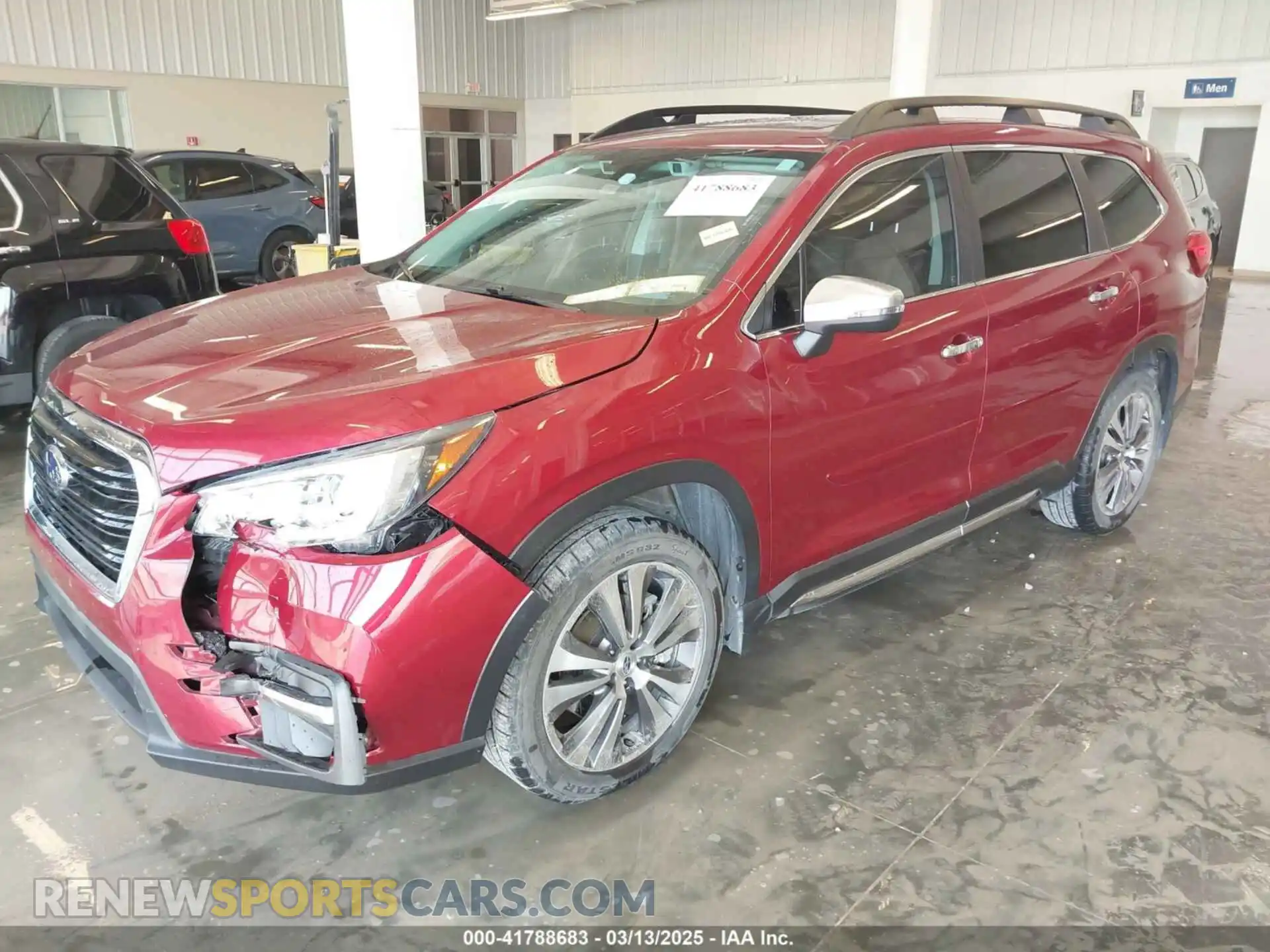 2 Photograph of a damaged car 4S4WMARD8K3403568 SUBARU ASCENT 2019