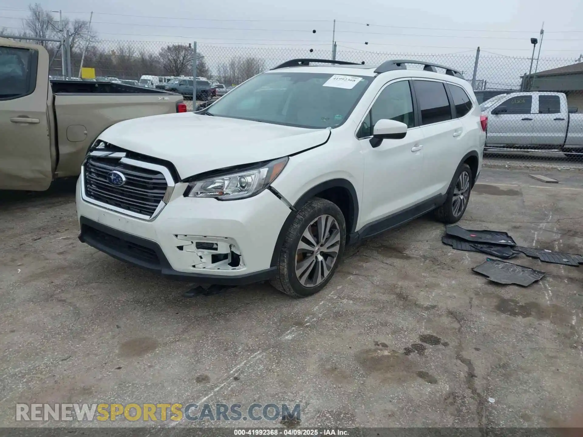 2 fotografías del automóvil dañado 4S4WMAED7L3409627 SUBARU ASCENT 2020