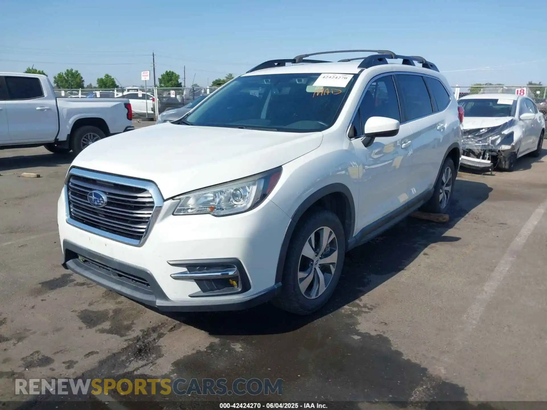 2 Фотография поврежденного автомобиля 4S4WMAFD8L3400109 SUBARU ASCENT 2020
