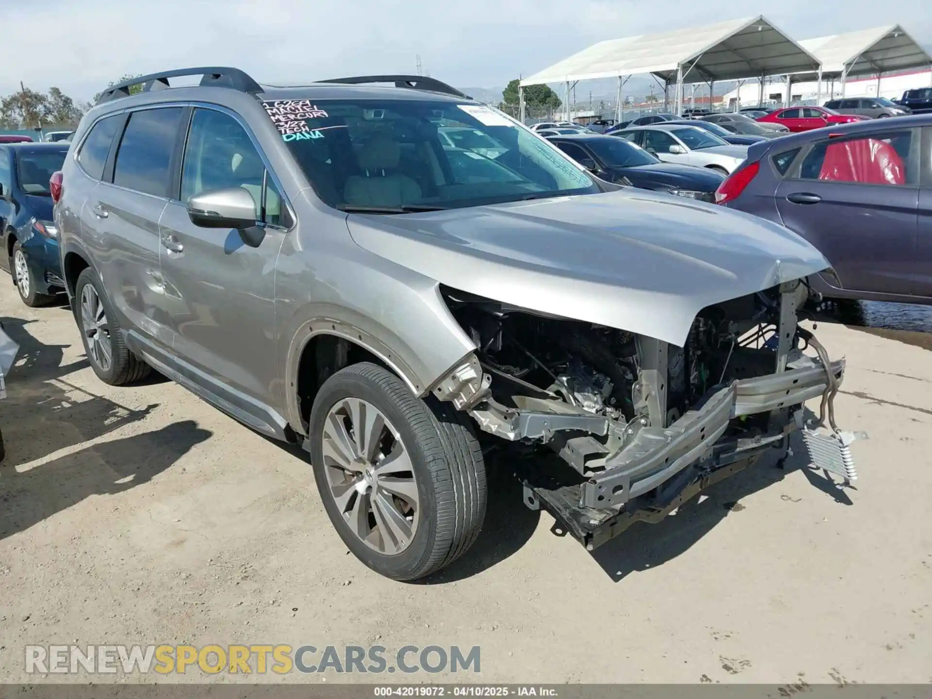 1 Фотография поврежденного автомобиля 4S4WMAPD0L3450484 SUBARU ASCENT 2020