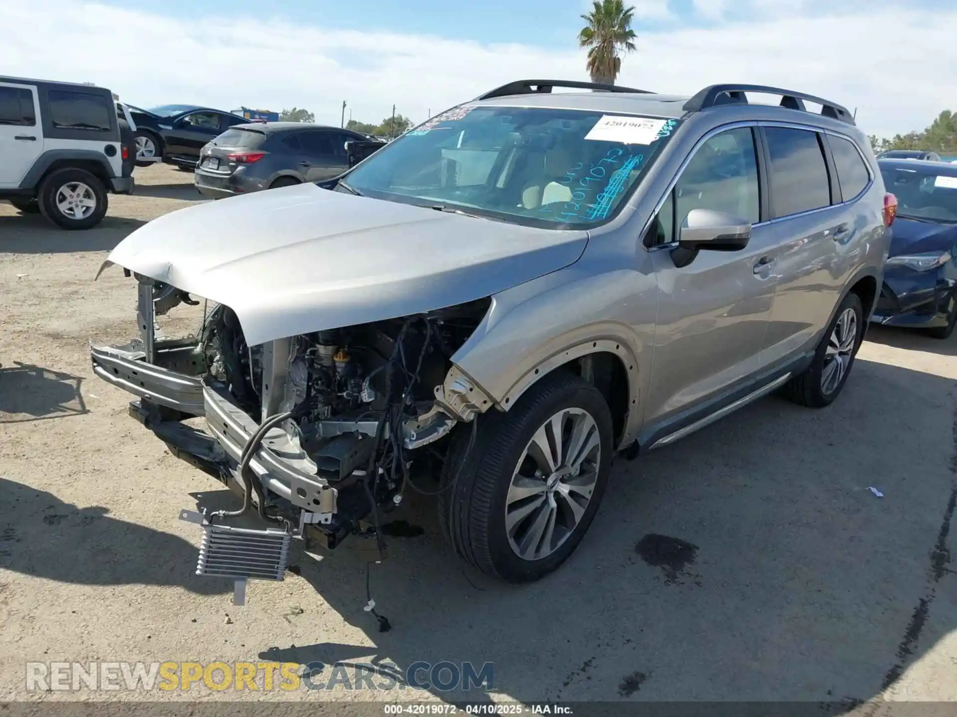 2 Фотография поврежденного автомобиля 4S4WMAPD0L3450484 SUBARU ASCENT 2020