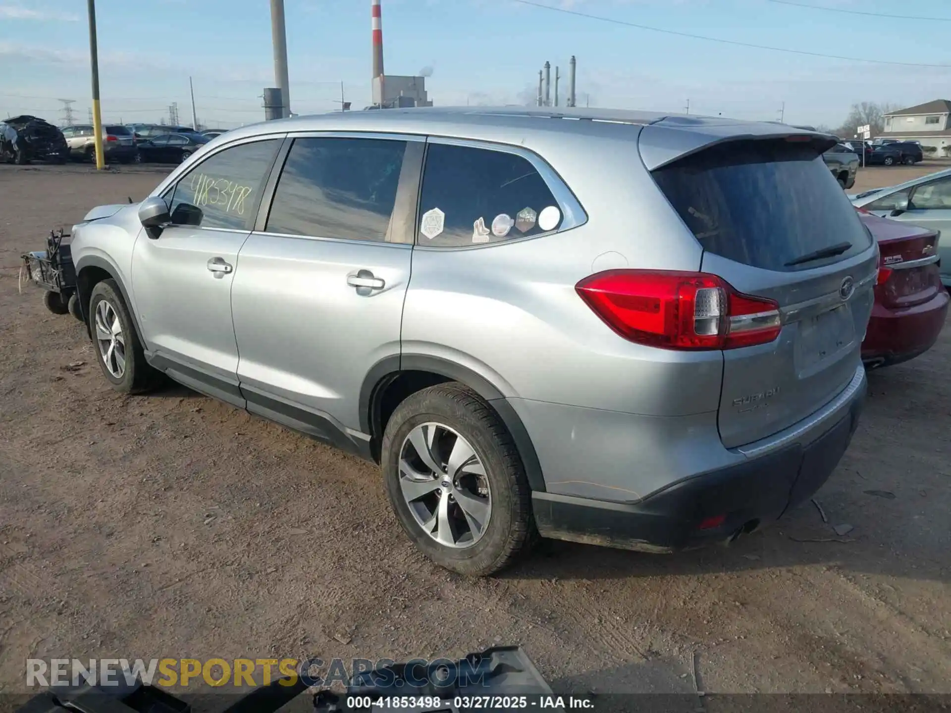 3 Photograph of a damaged car 4S4WMABD8M3448412 SUBARU ASCENT 2021