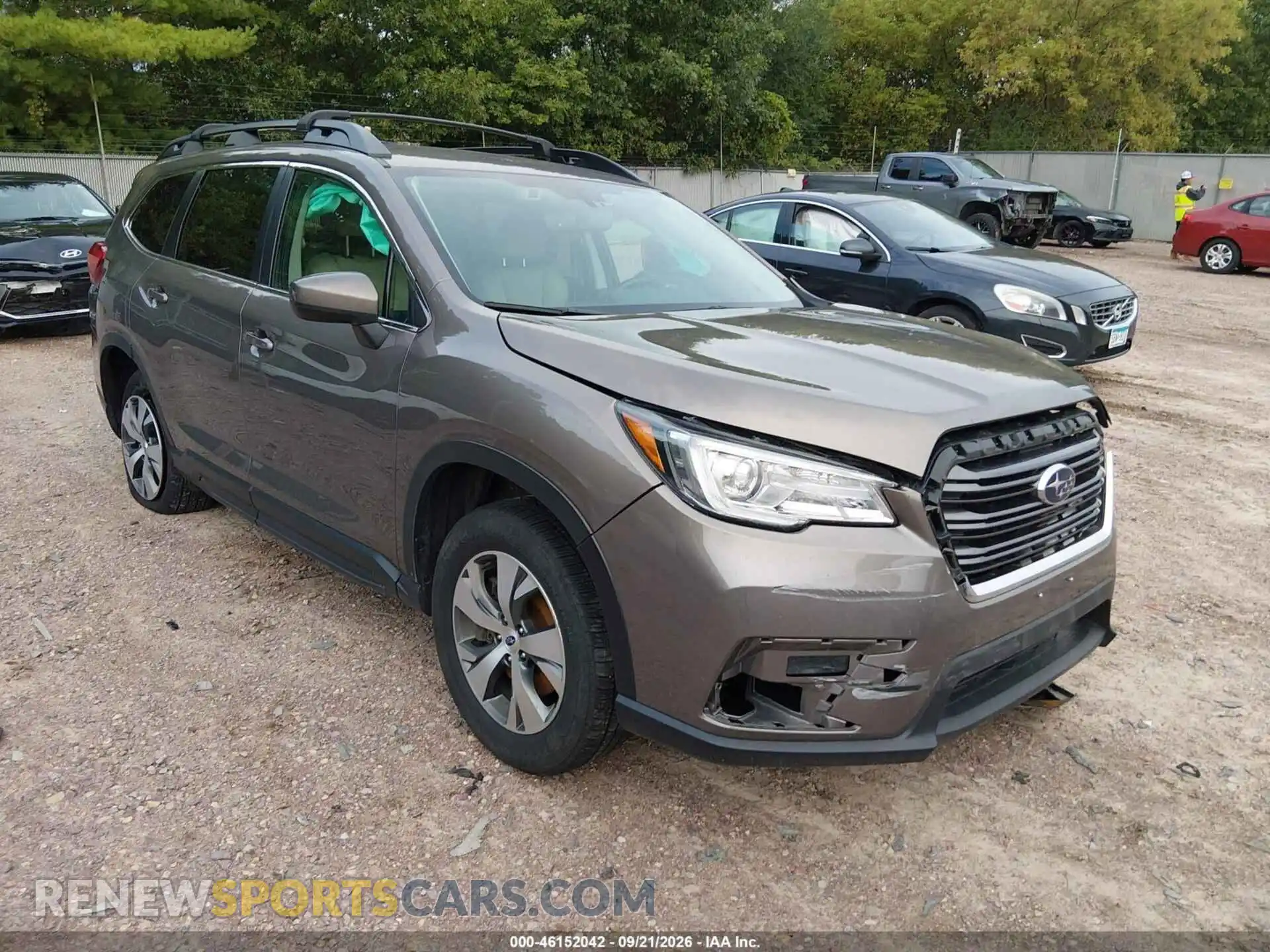 1 Photograph of a damaged car 4S4WMAFD0M3457177 SUBARU ASCENT 2021