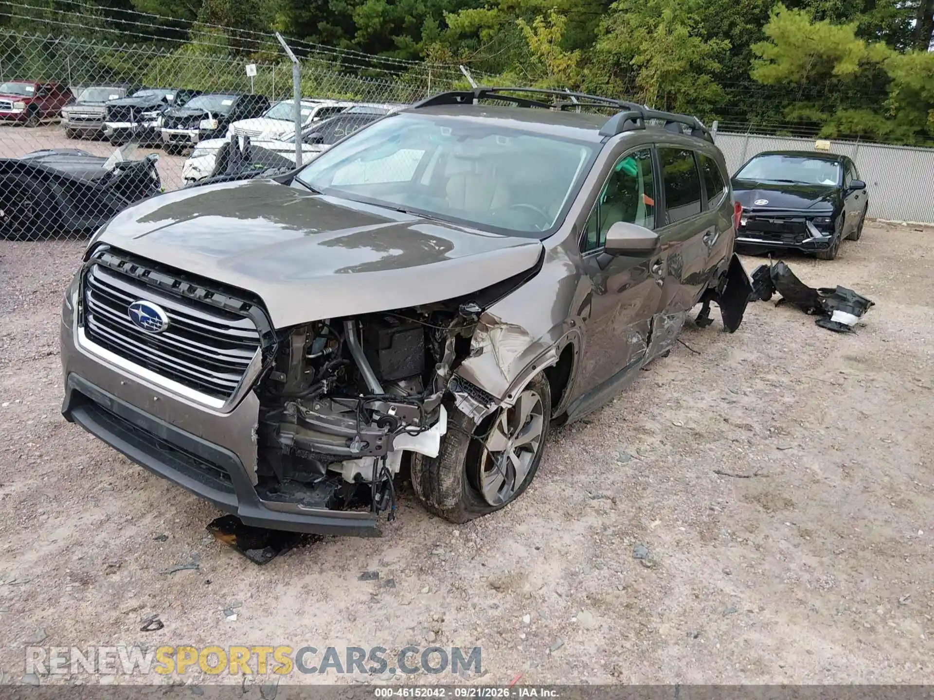 2 Photograph of a damaged car 4S4WMAFD0M3457177 SUBARU ASCENT 2021