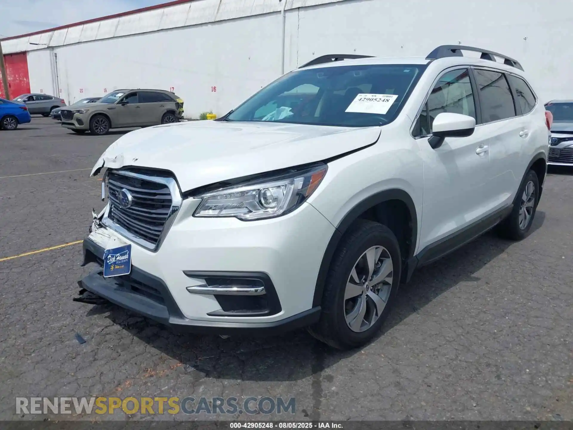 2 Photograph of a damaged car 4S4WMAFD8M3472946 SUBARU ASCENT 2021