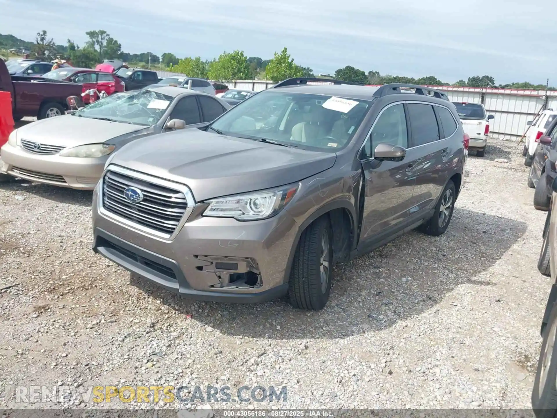 2 Photograph of a damaged car 4S4WMAFDXM3457462 SUBARU ASCENT 2021