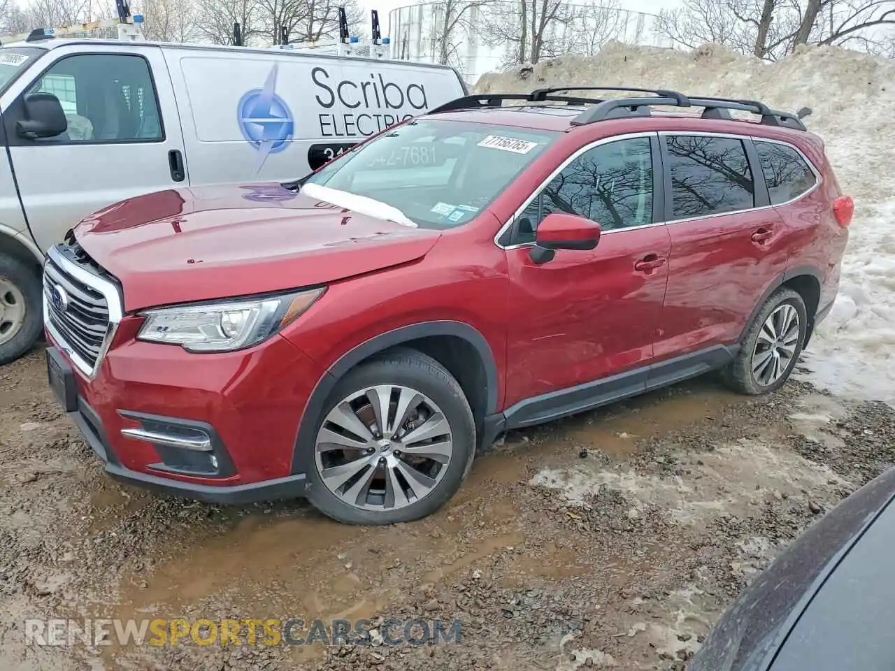 1 Photograph of a damaged car 4S4WMAHD9M3413983 SUBARU ASCENT 2021