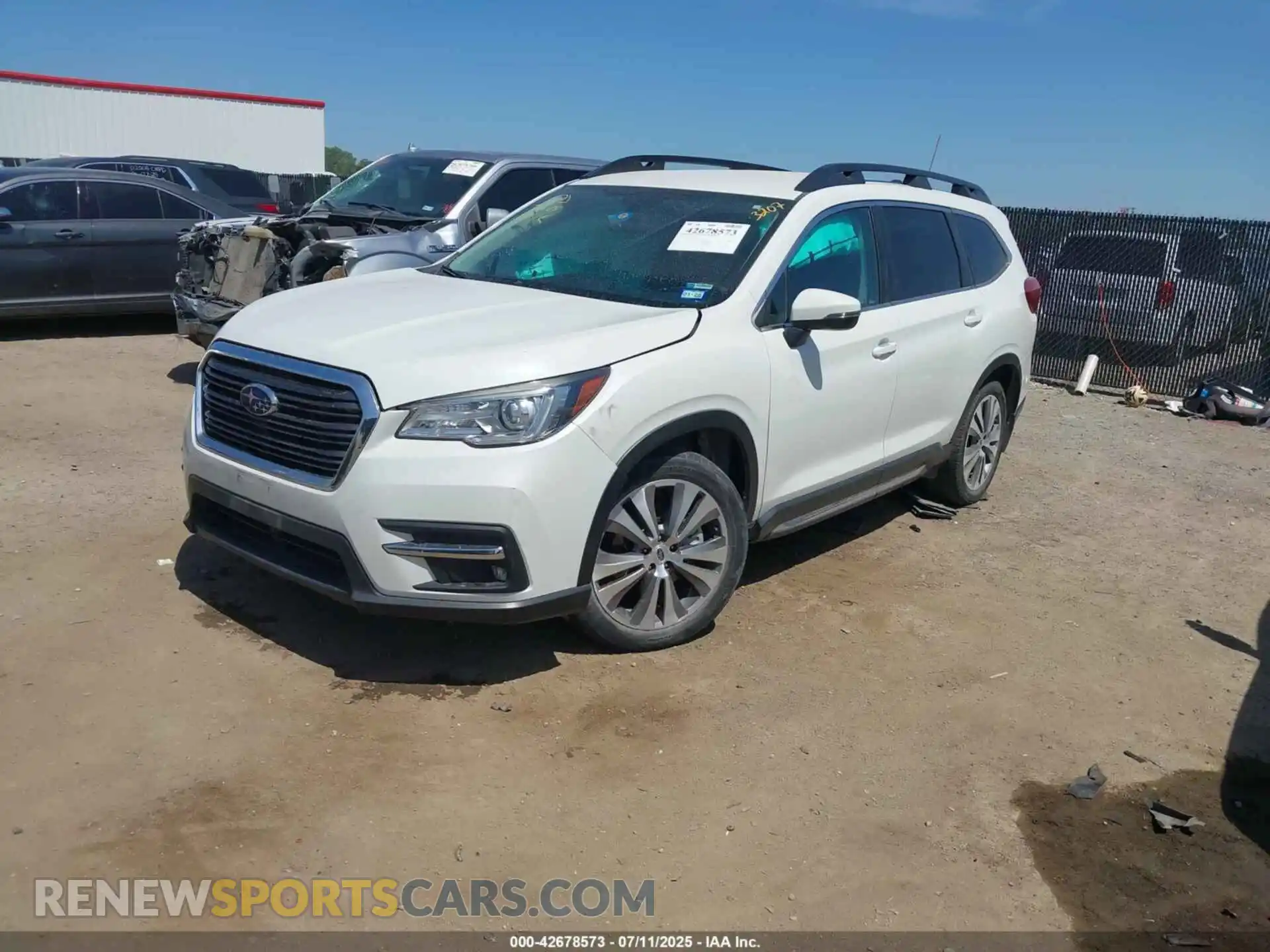 2 Photograph of a damaged car 4S4WMAJD7M3433207 SUBARU ASCENT 2021