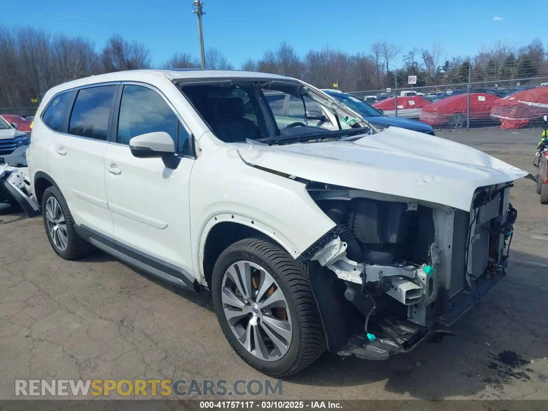 1 Photograph of a damaged car 4S4WMALD1M3403987 SUBARU ASCENT 2021