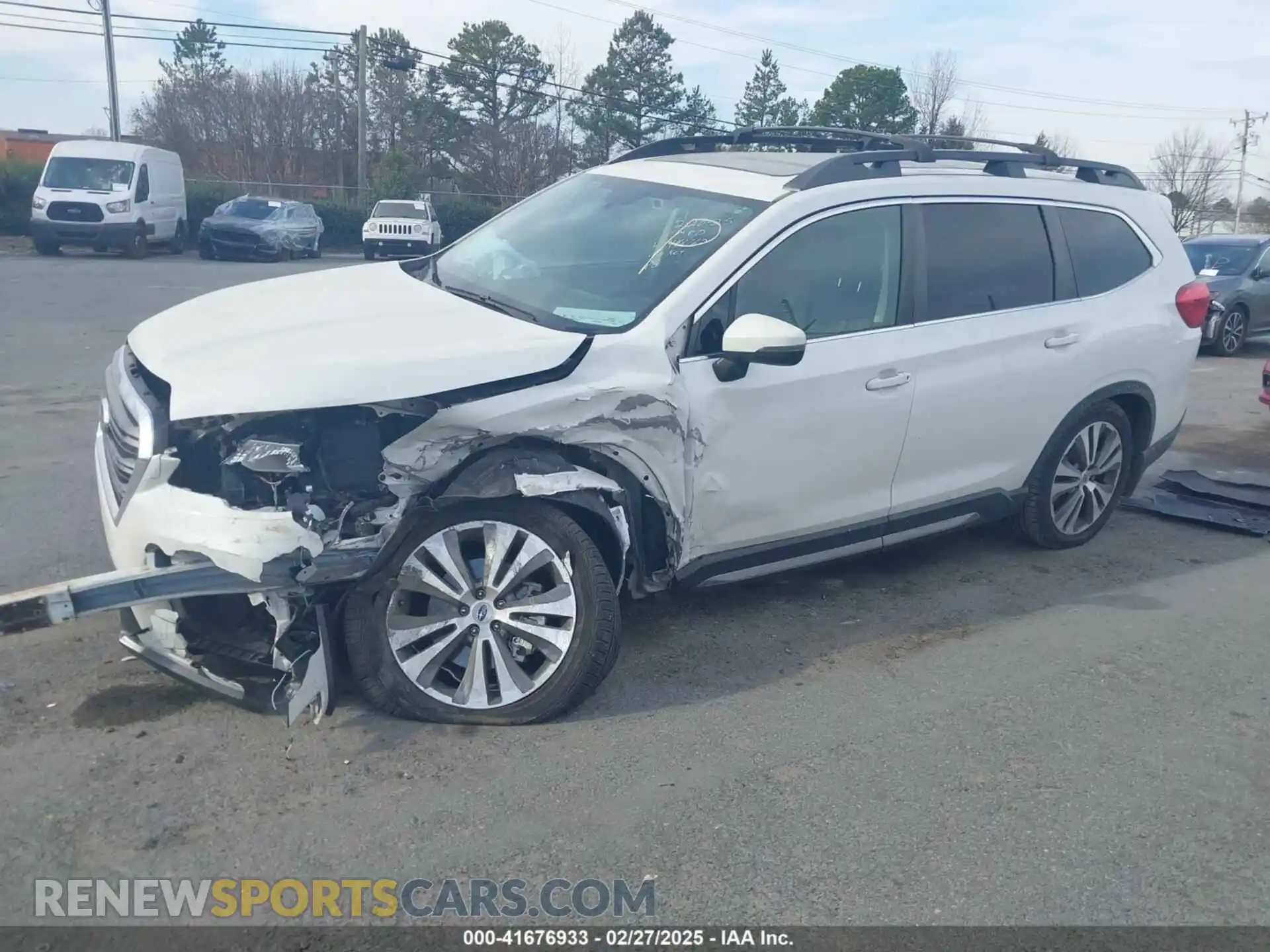2 Photograph of a damaged car 4S4WMALD3M3446162 SUBARU ASCENT 2021