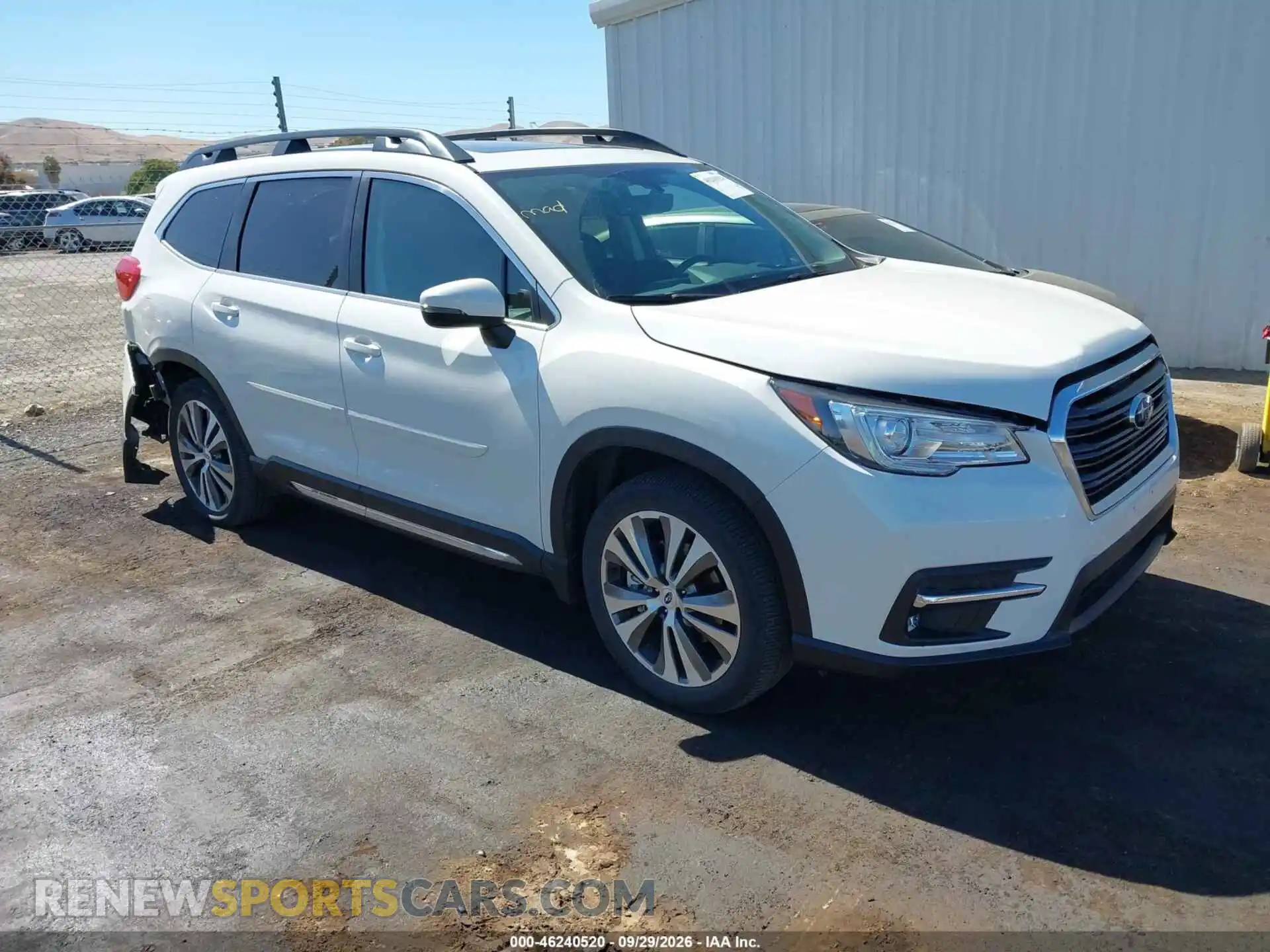 1 Photograph of a damaged car 4S4WMALD7M3455012 SUBARU ASCENT 2021
