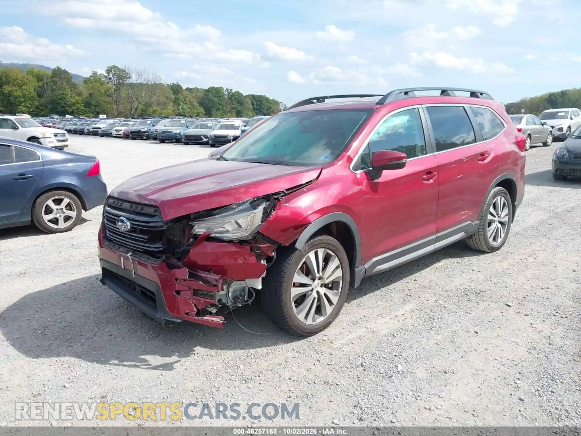 2 Photograph of a damaged car 4S4WMALDXM3463752 SUBARU ASCENT 2021
