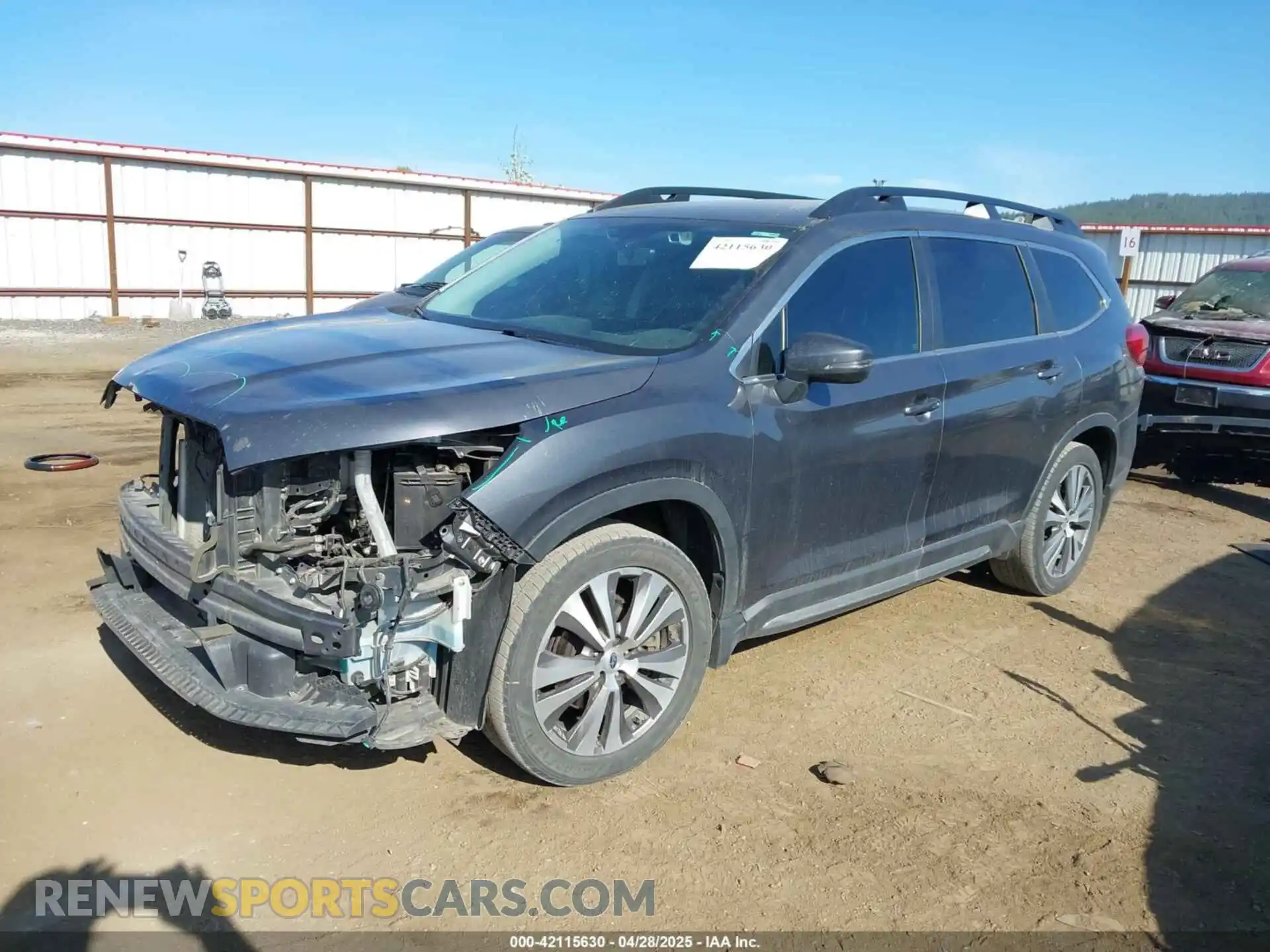 2 Photograph of a damaged car 4S4WMAMD0M3427518 SUBARU ASCENT 2021