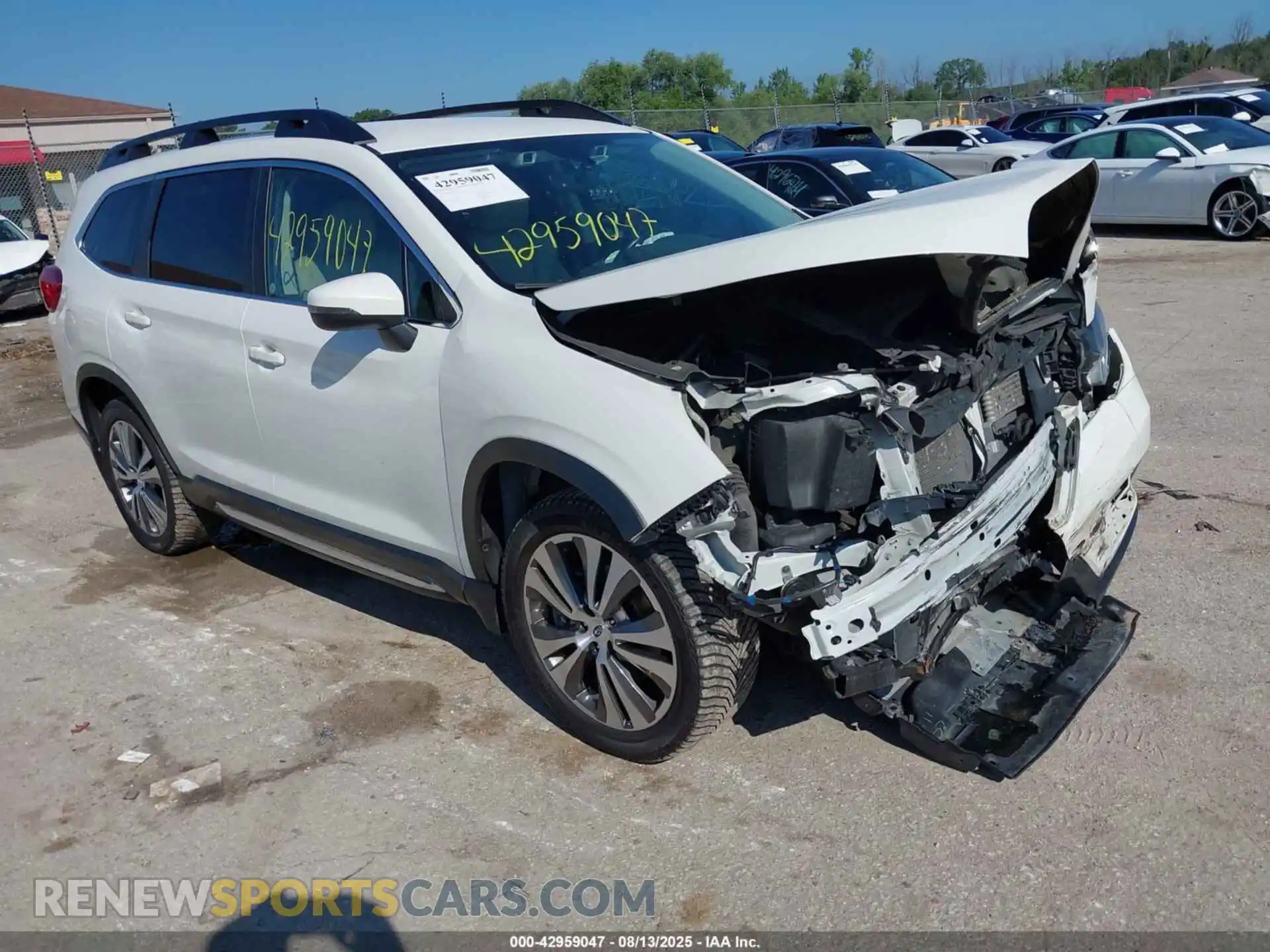 1 Photograph of a damaged car 4S4WMAMD1M3443677 SUBARU ASCENT 2021