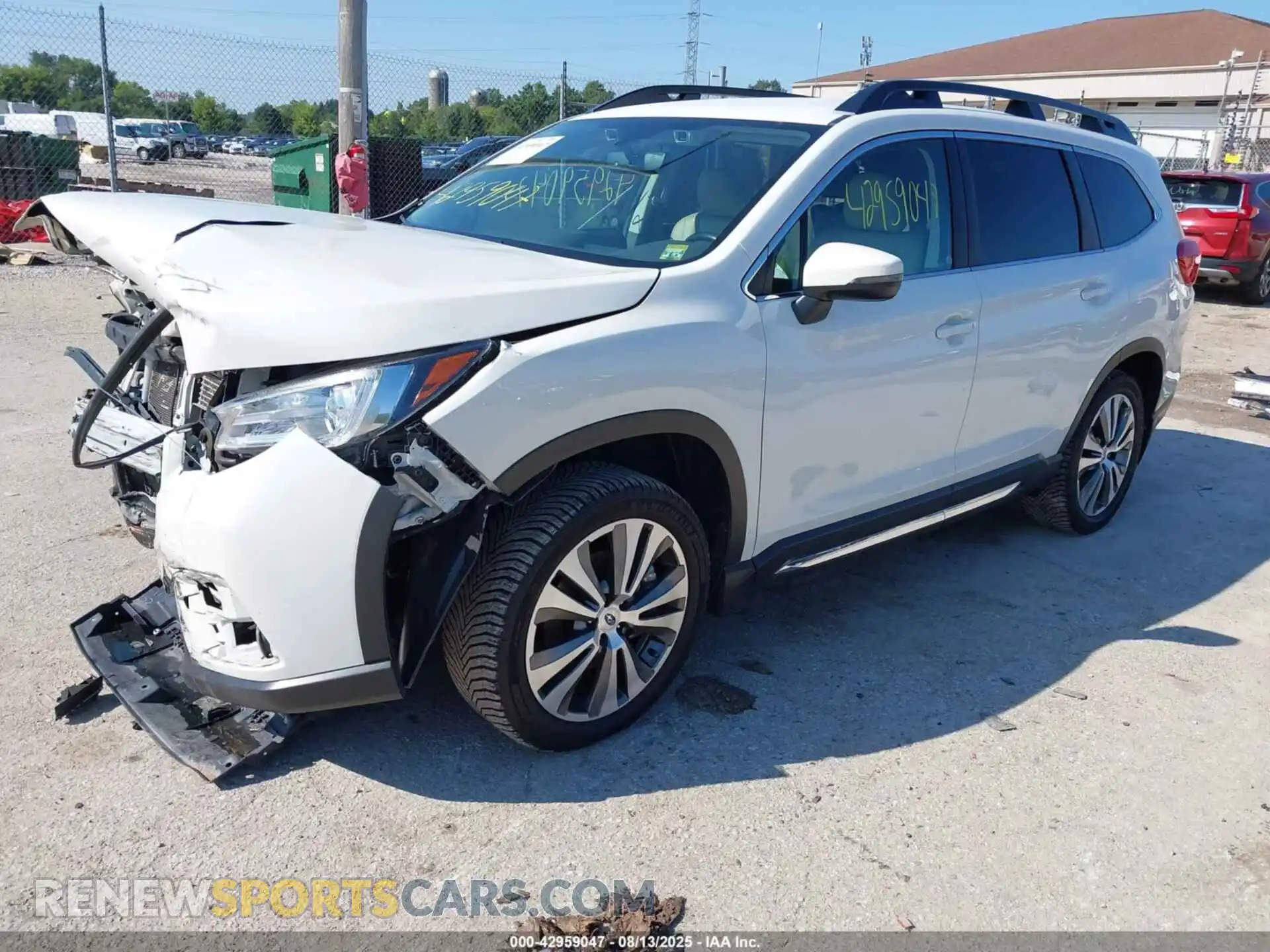 2 Photograph of a damaged car 4S4WMAMD1M3443677 SUBARU ASCENT 2021