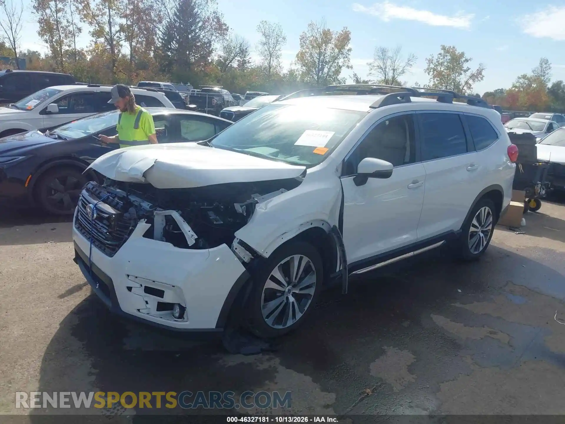 2 fotografías del automóvil dañado 4S4WMAMD8M3449167 SUBARU ASCENT 2021