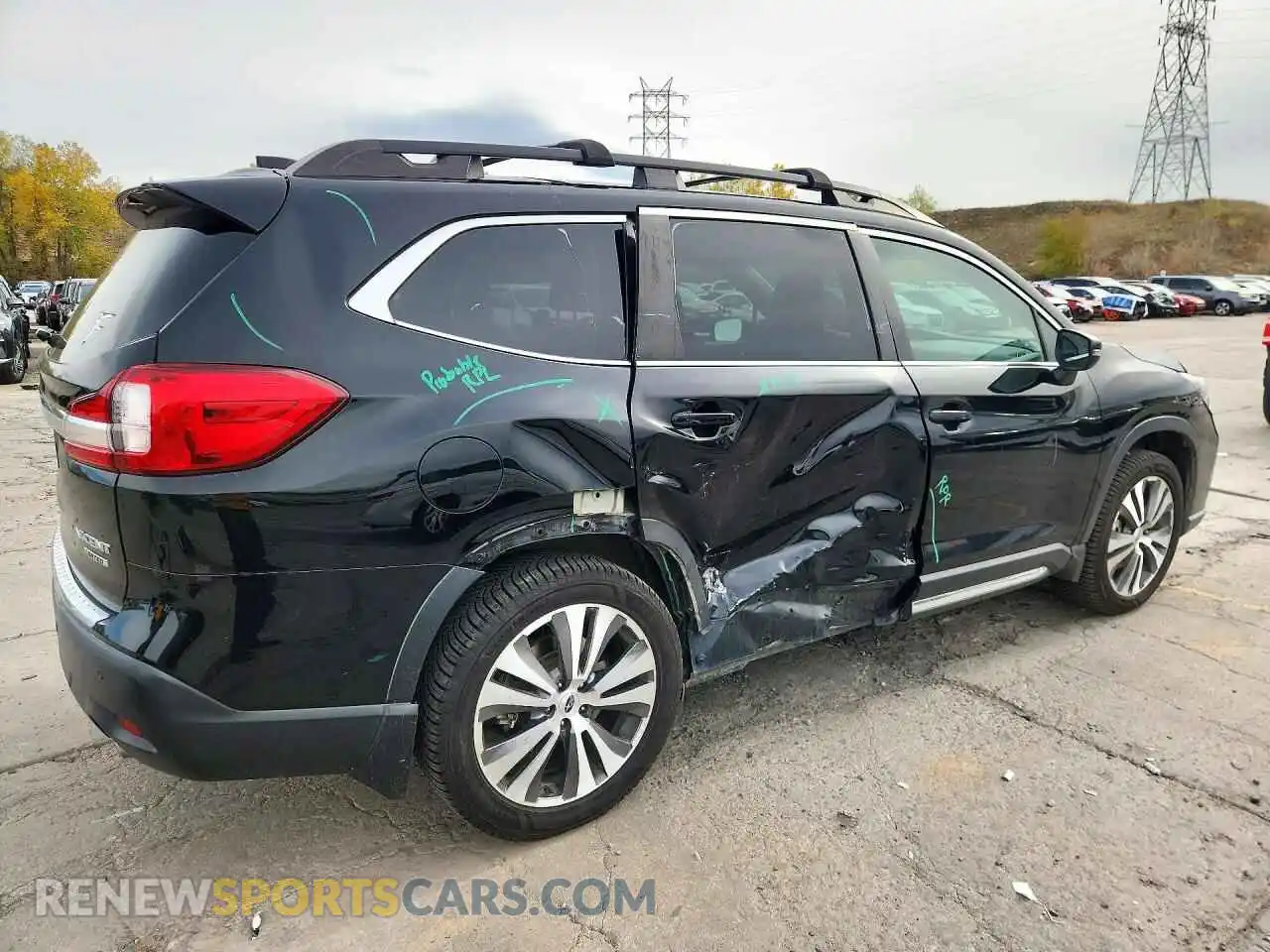 3 Фотография поврежденного автомобиля 4S4WMAPD0M3406650 SUBARU ASCENT 2021