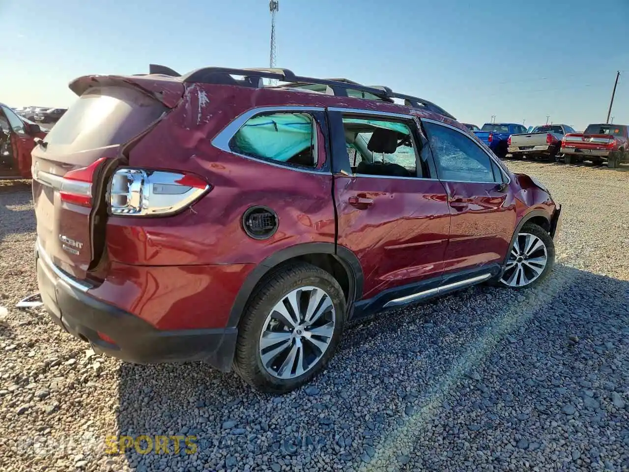 3 Photograph of a damaged car 4S4WMAPD5M3460610 SUBARU ASCENT 2021