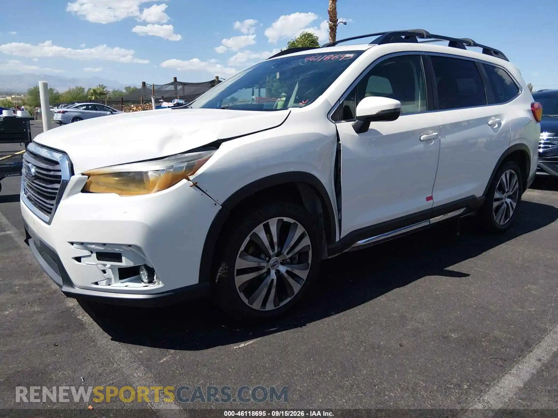 2 fotografías del automóvil dañado 4S4WMAPD6M3471390 SUBARU ASCENT 2021
