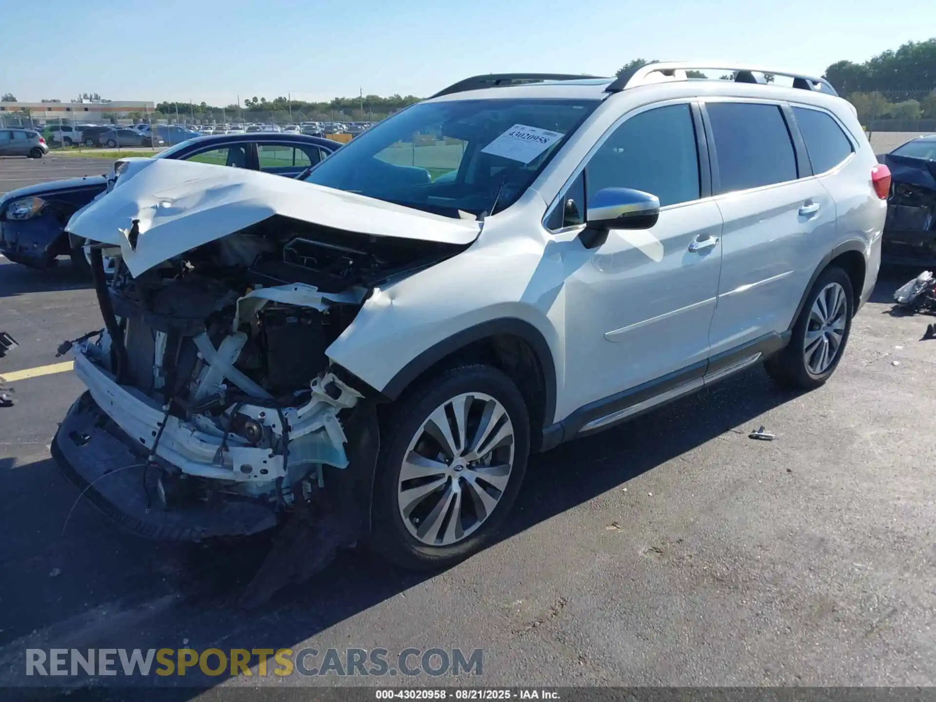 2 Photograph of a damaged car 4S4WMARD2M3476034 SUBARU ASCENT 2021