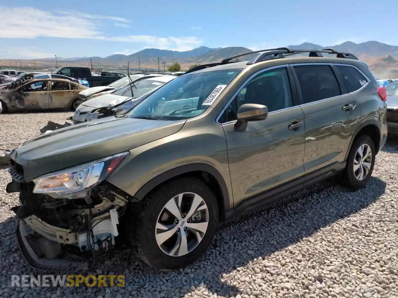 1 Photograph of a damaged car 4S4WMACDXN3438433 SUBARU ASCENT 2022