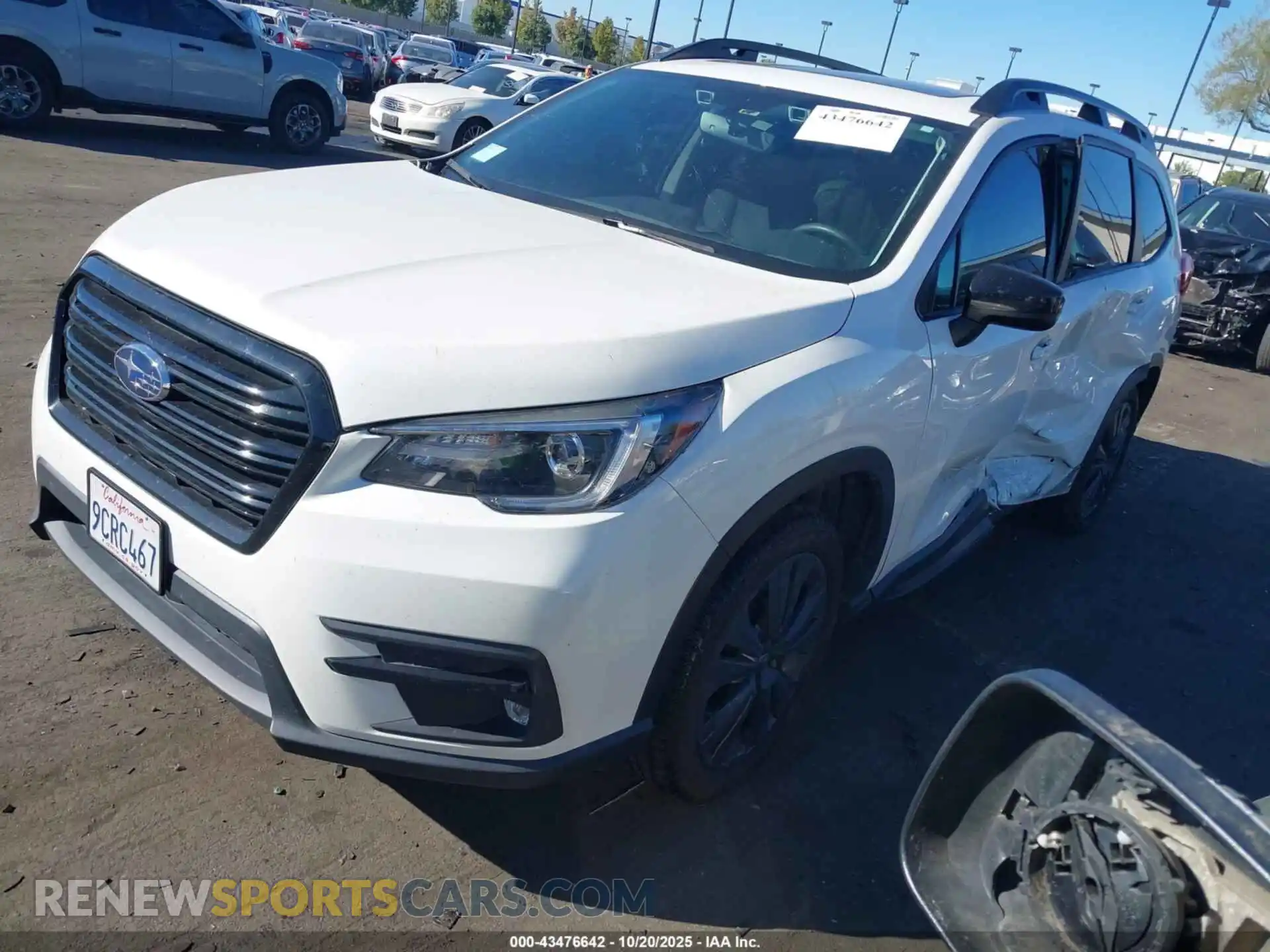 2 Photograph of a damaged car 4S4WMAJD2N3466956 SUBARU ASCENT 2022